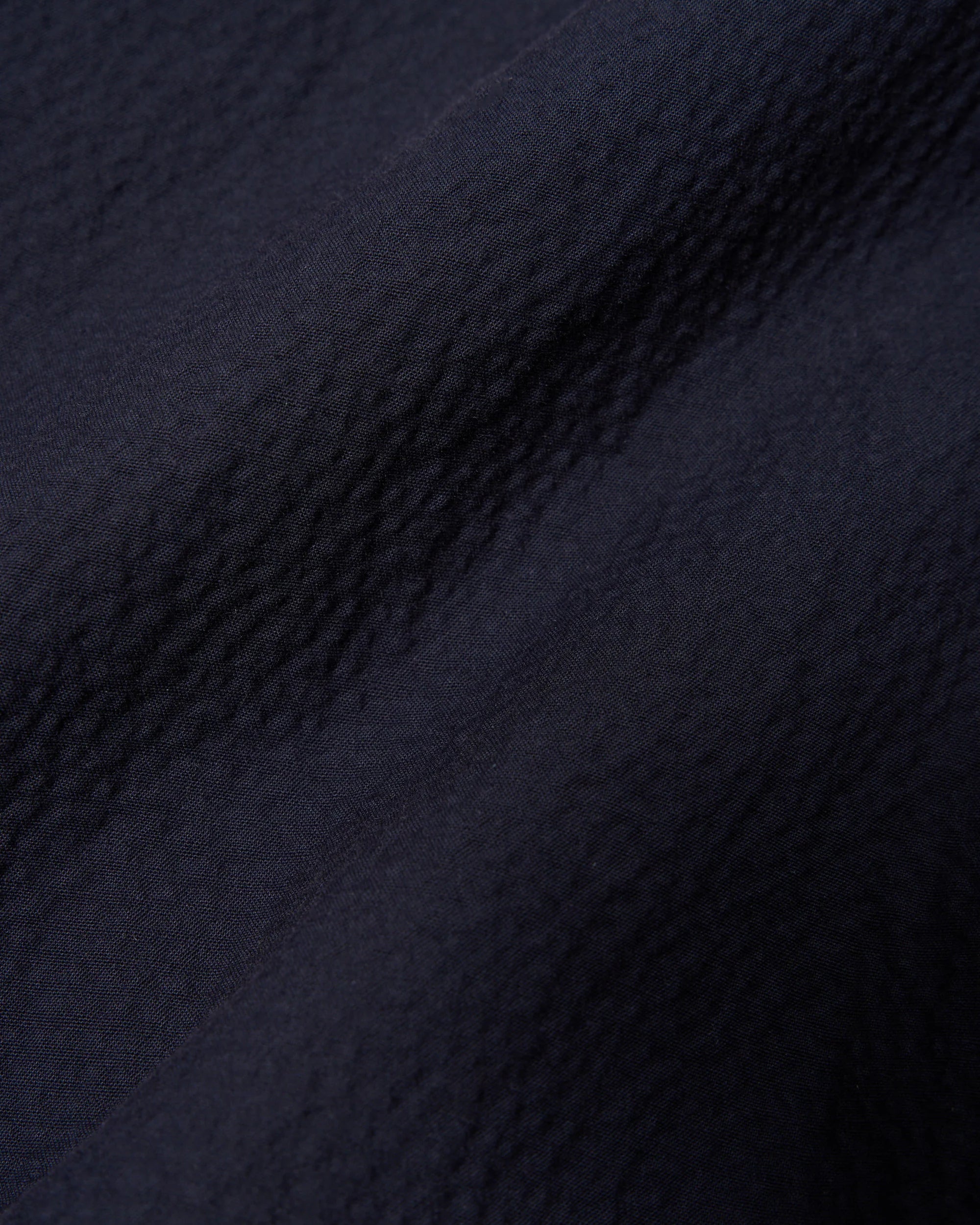 Pleated Track Pant - Navy Seersucker II