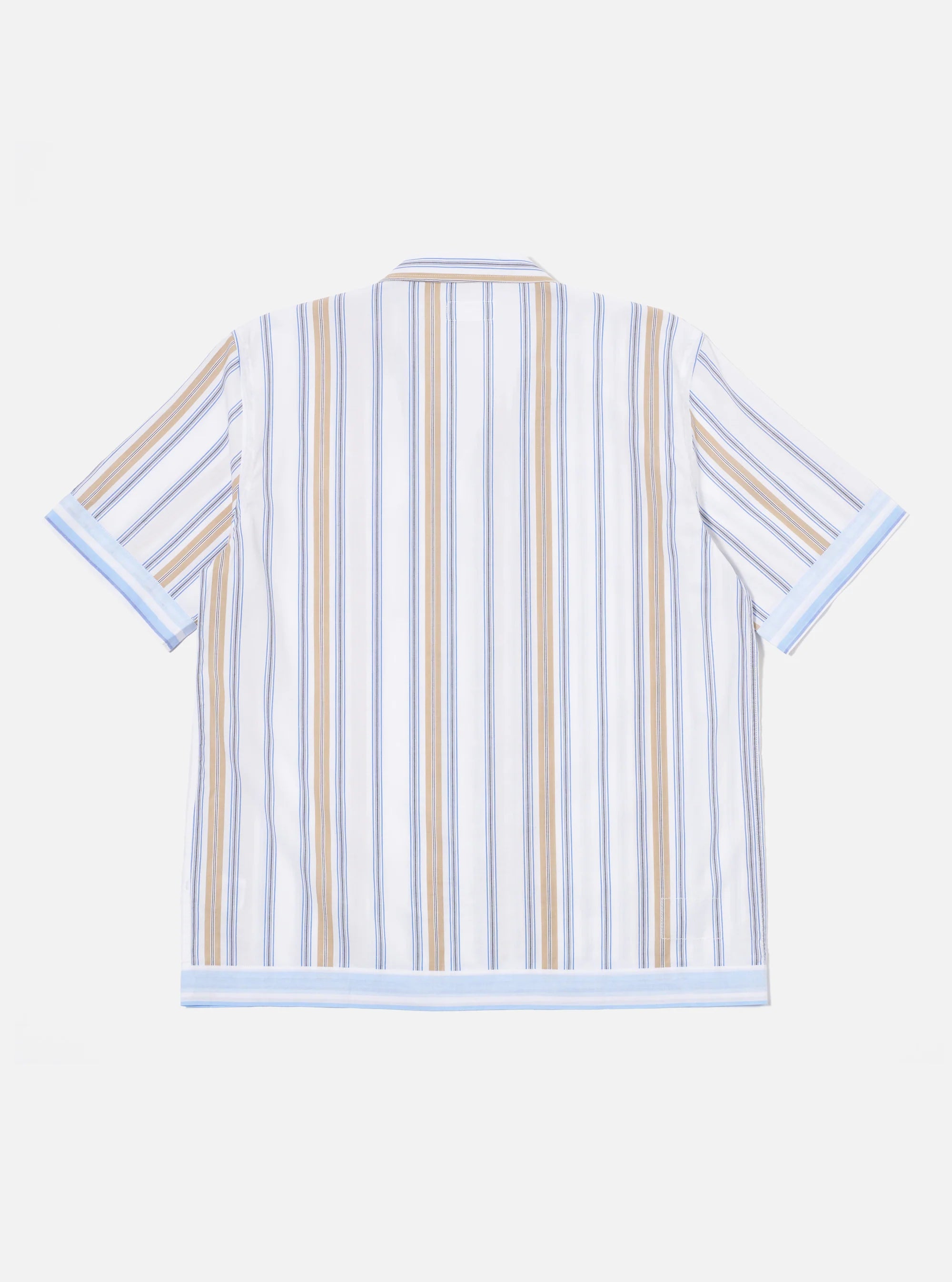 Dean Road Shirt - Blue/Sand Pop Stripe Three