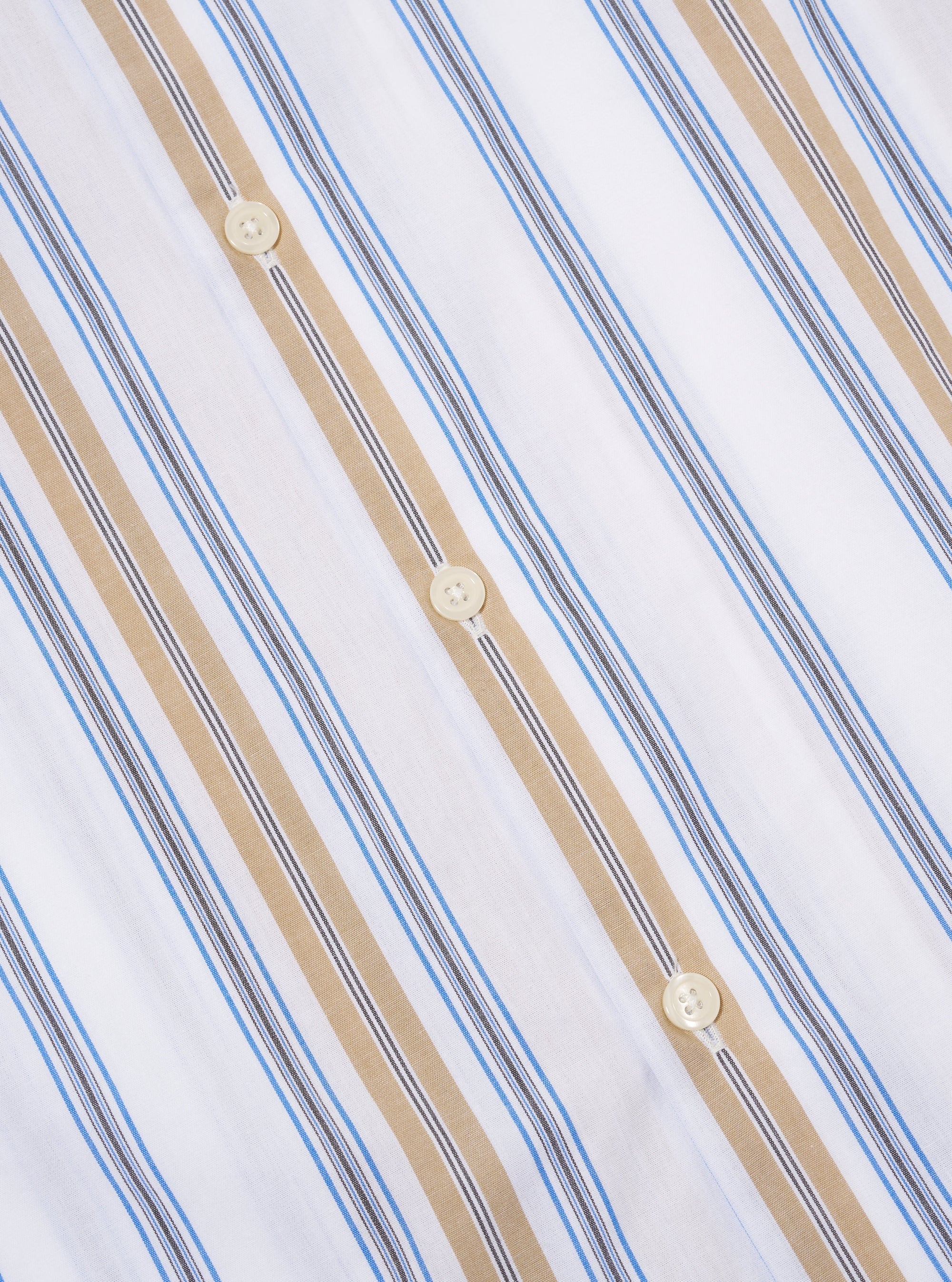 Dean Road Shirt - Blue/Sand Pop Stripe Three