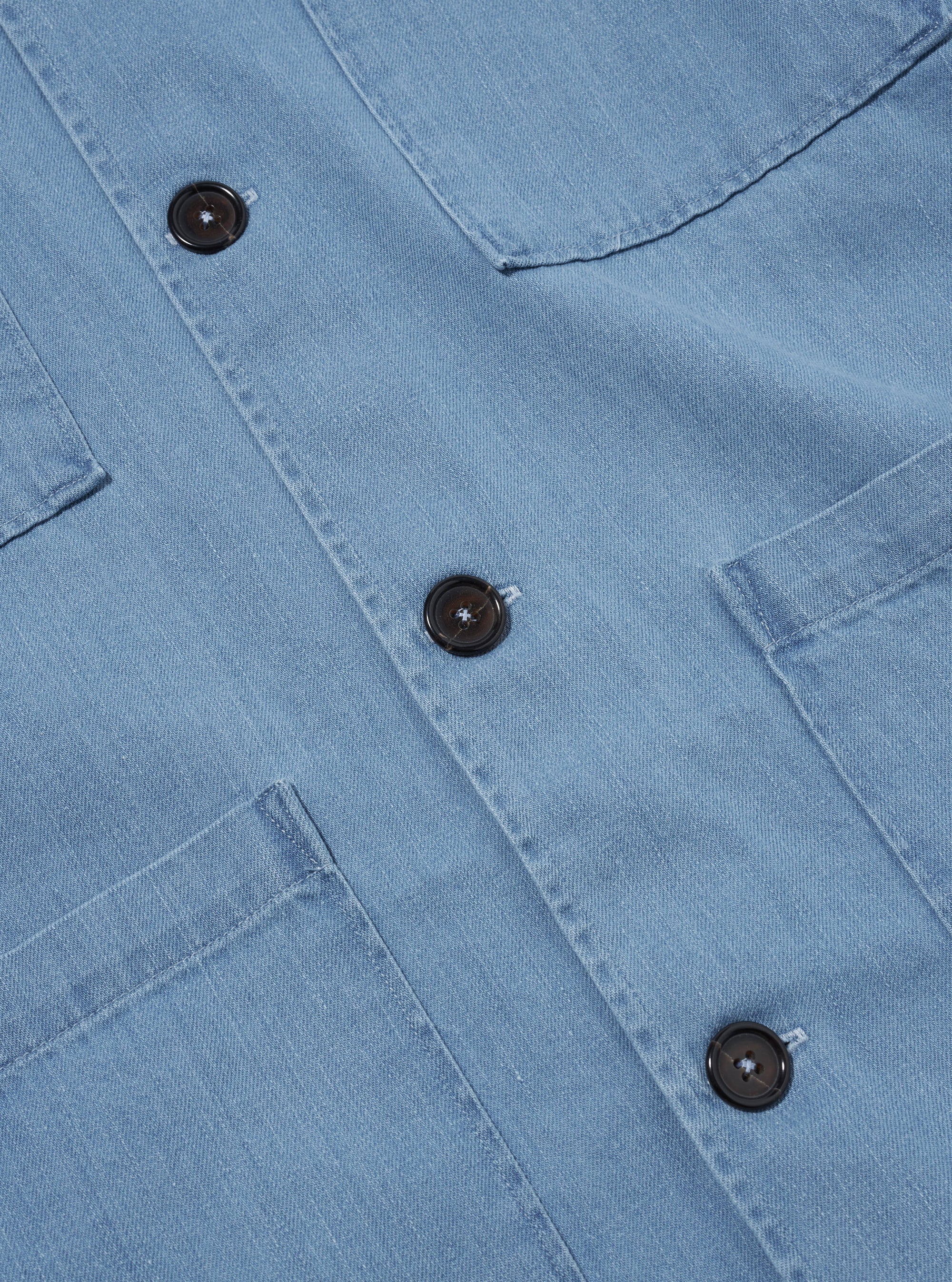 Dockside Jacket - Washed Indigo 8oz Organic Denim