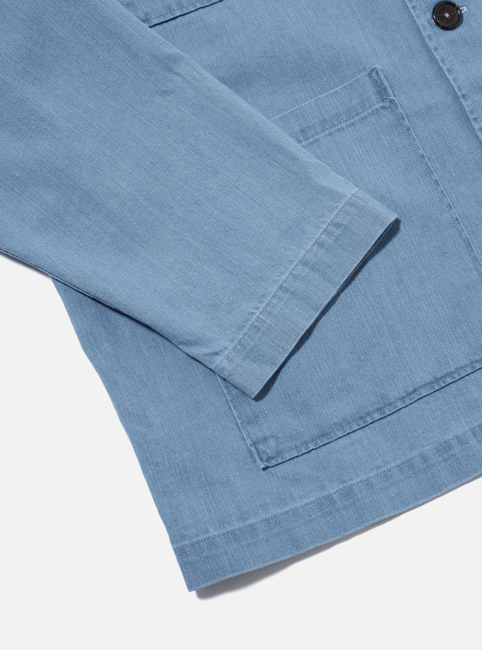Dockside Jacket - Washed Indigo 8oz Organic Denim