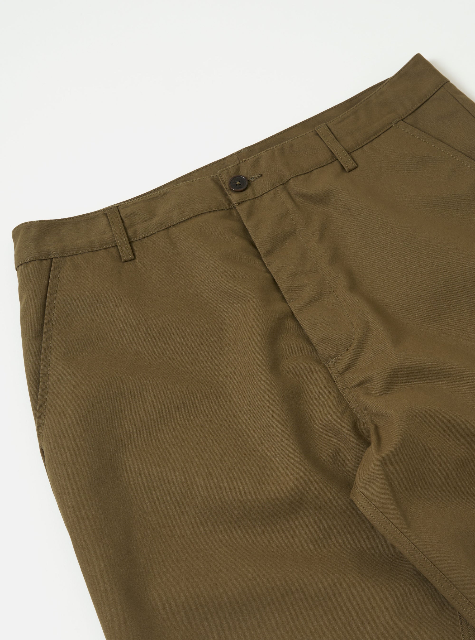 Brushed Polytech Military Chino - Khaki