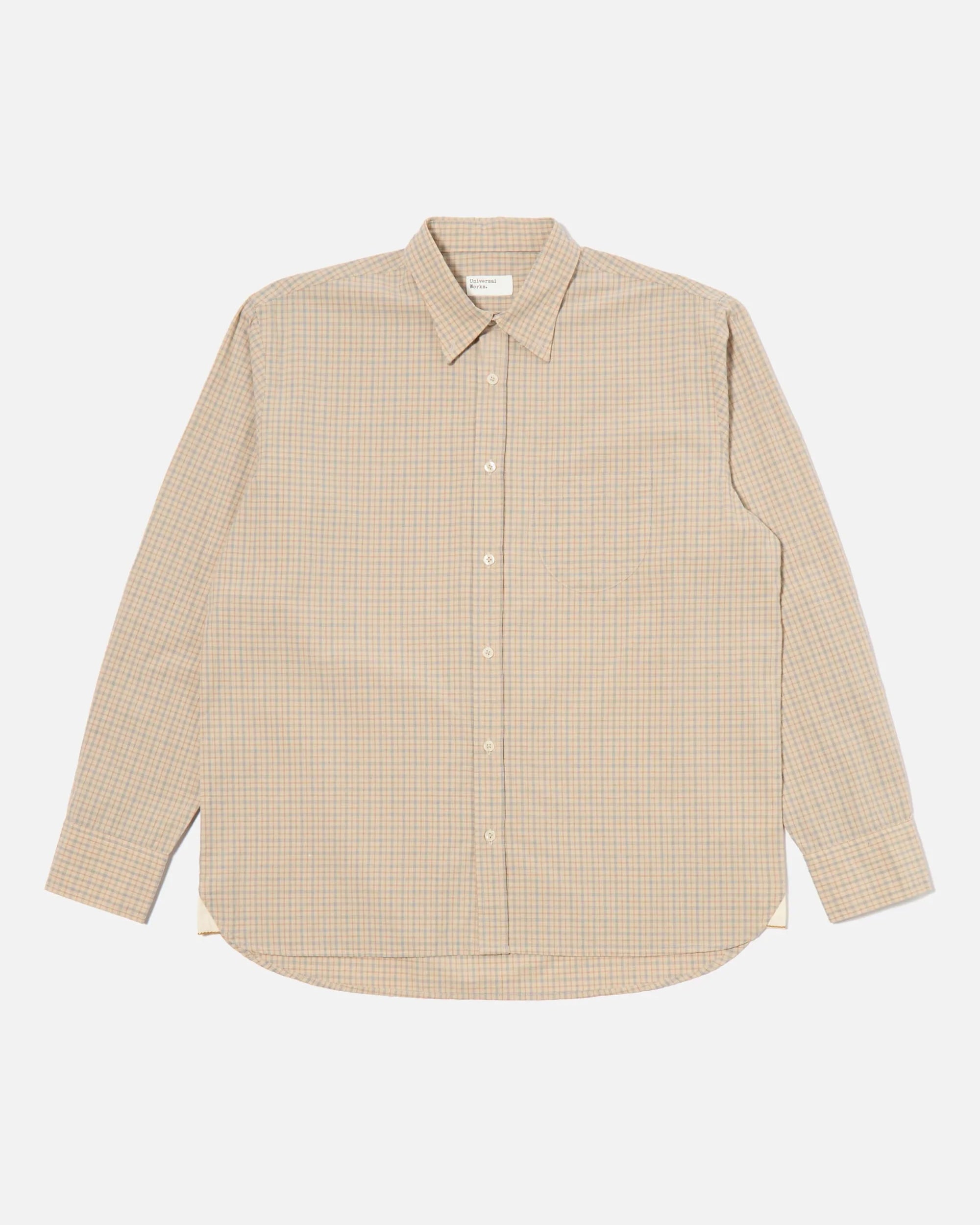 Shiro Check Lazy Day Shirt - Fawn