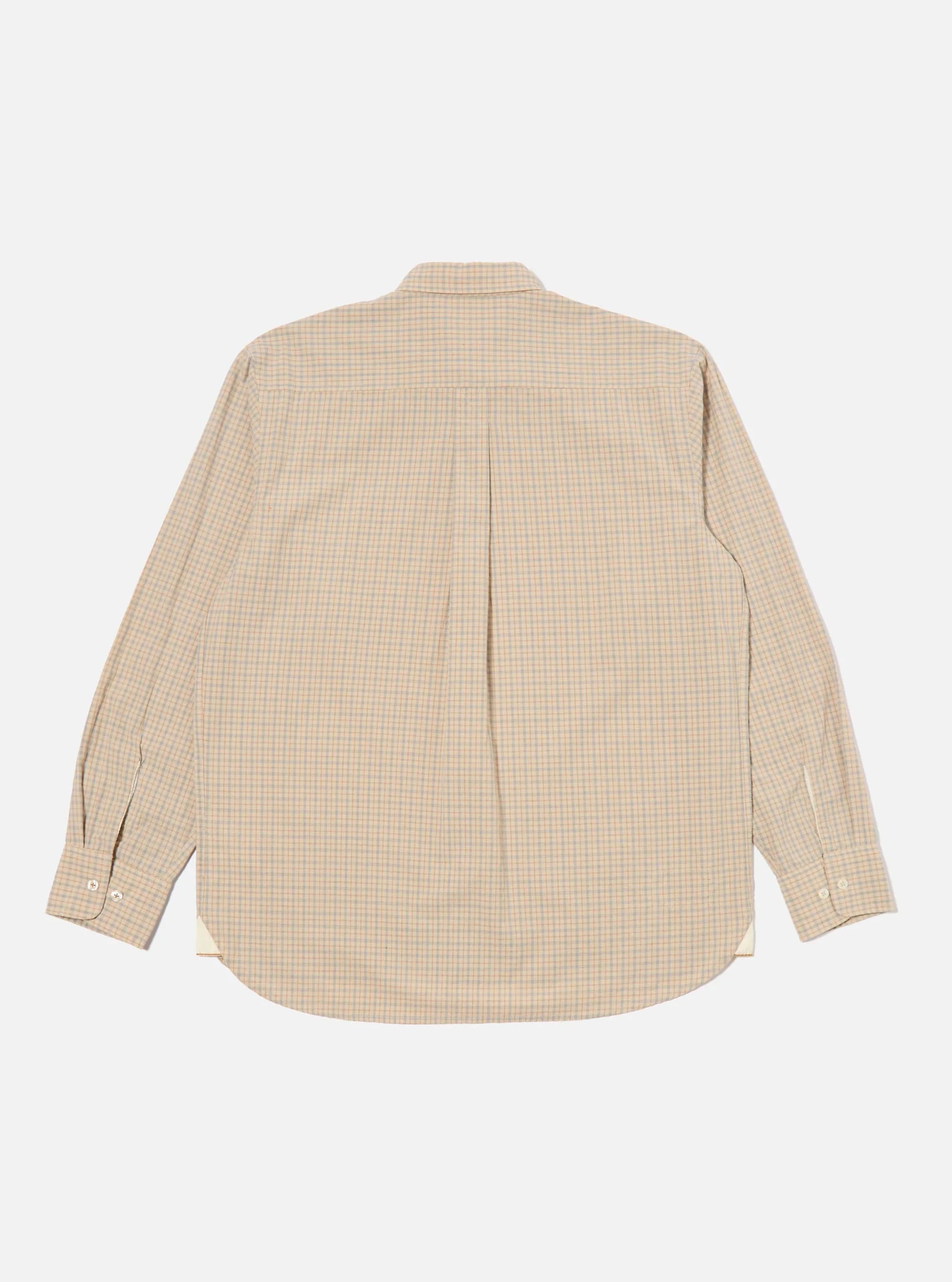 Shiro Check Lazy Day Shirt - Fawn
