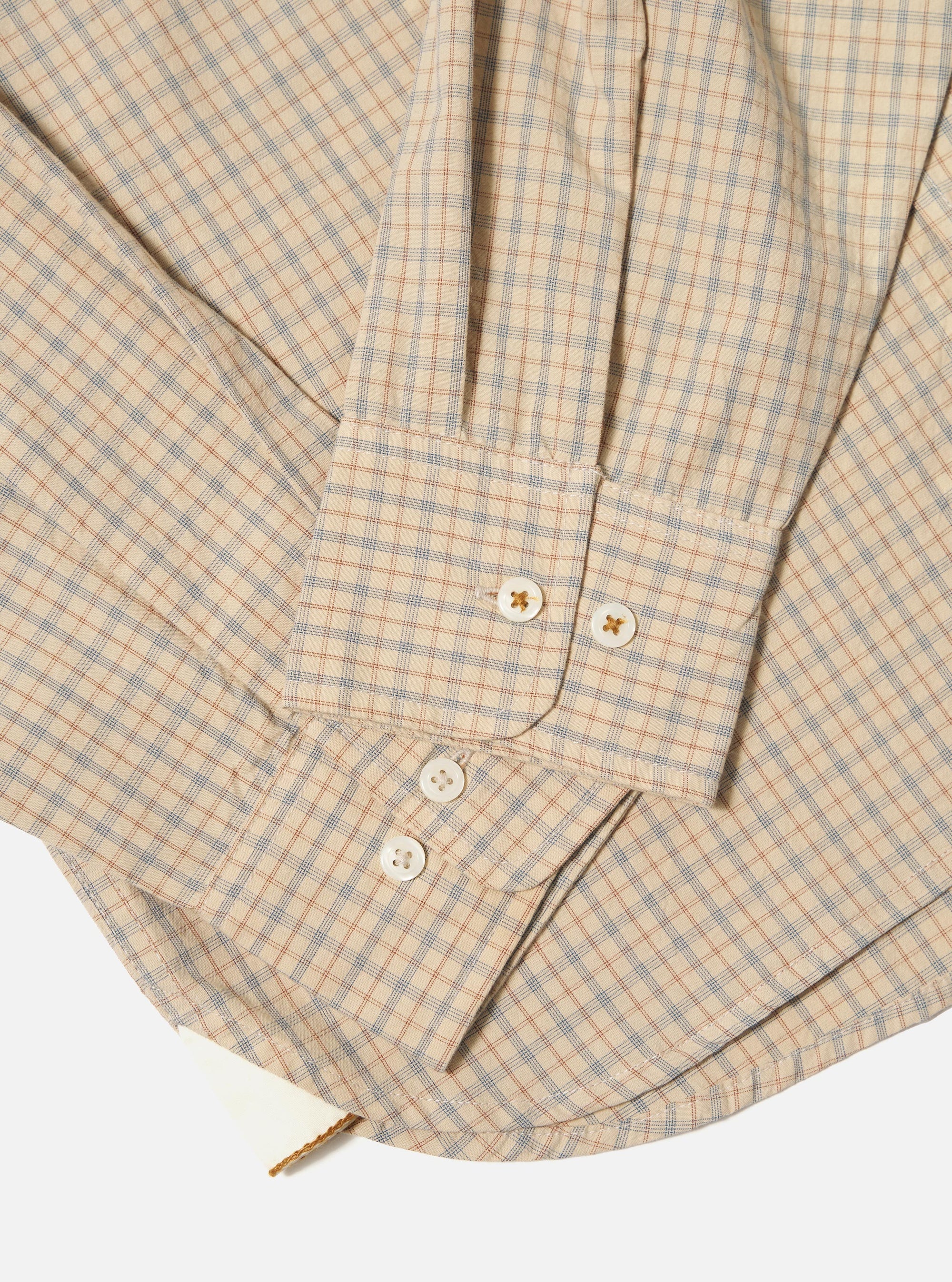 Shiro Check Lazy Day Shirt - Fawn