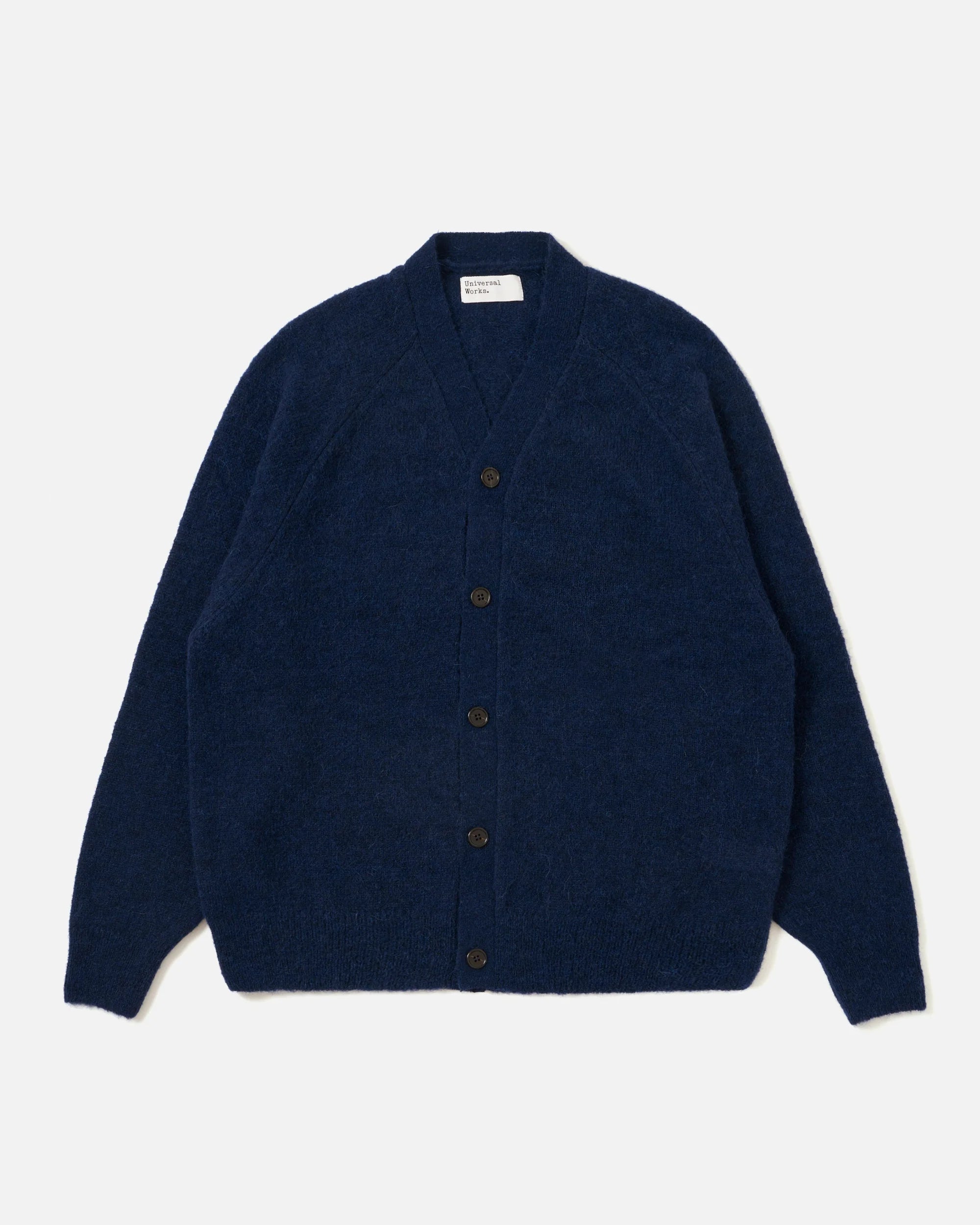 Alpaca Knit David Cardigan - Navy