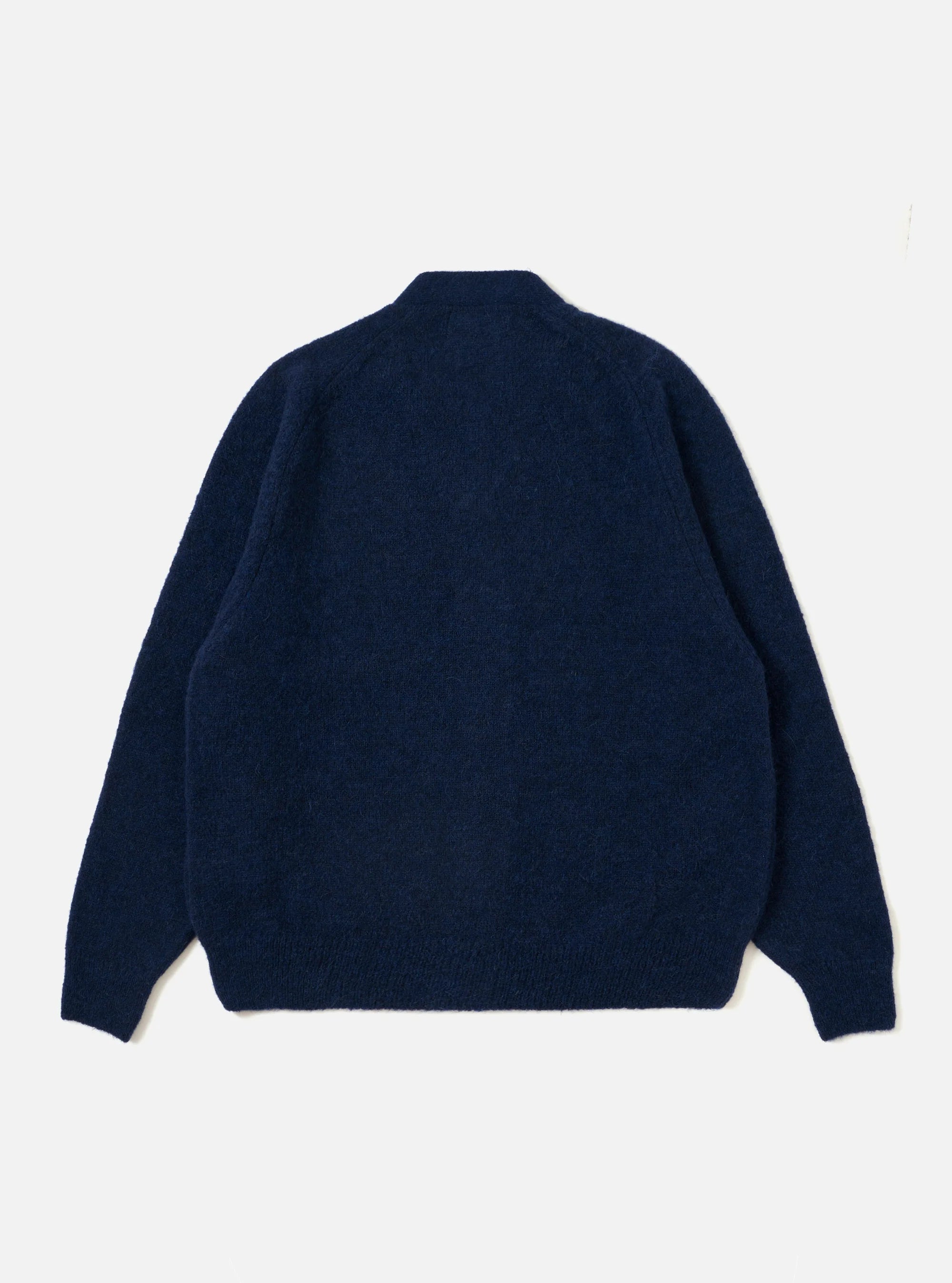 Alpaca Knit David Cardigan - Navy