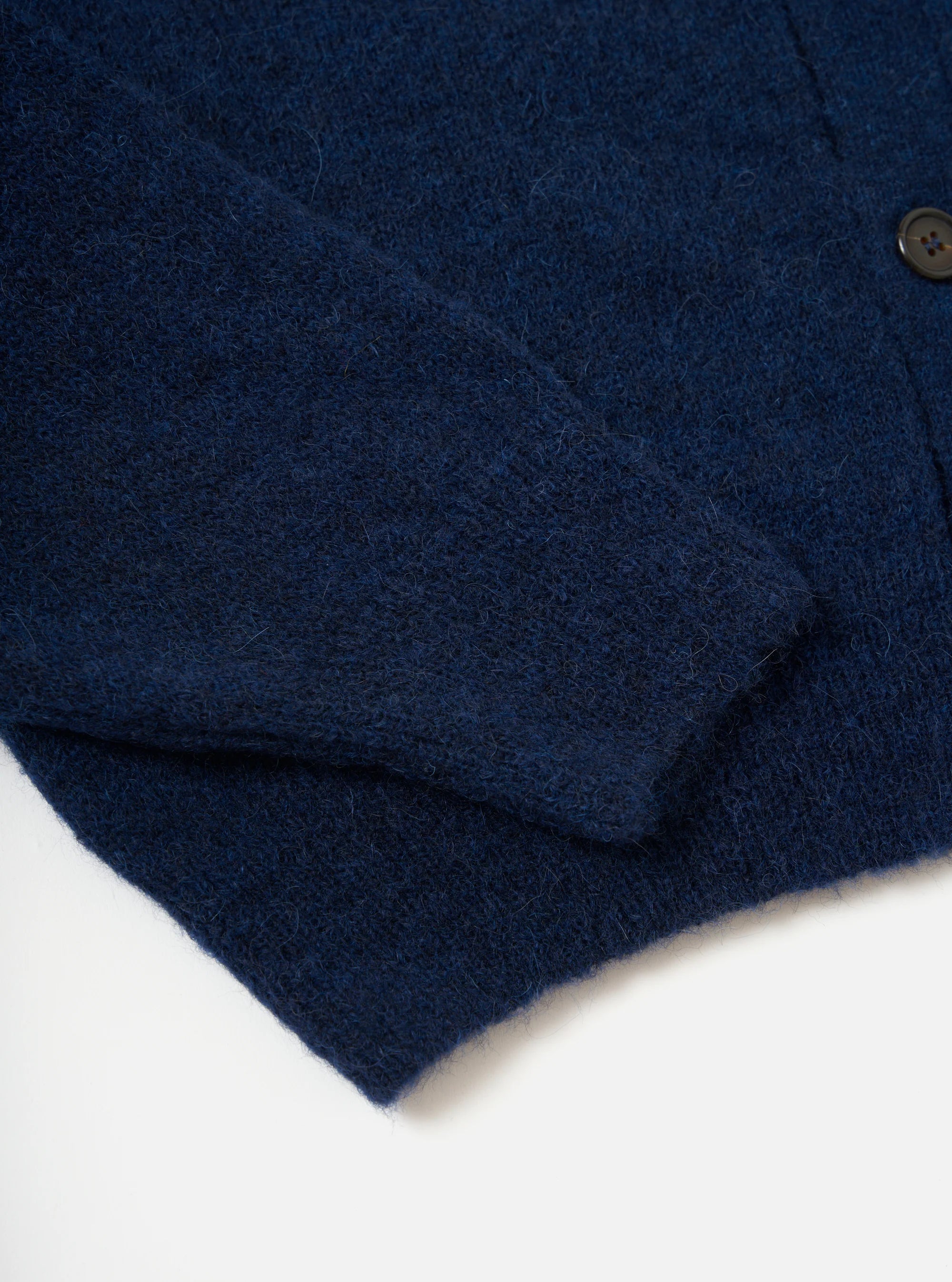 Alpaca Knit David Cardigan - Navy