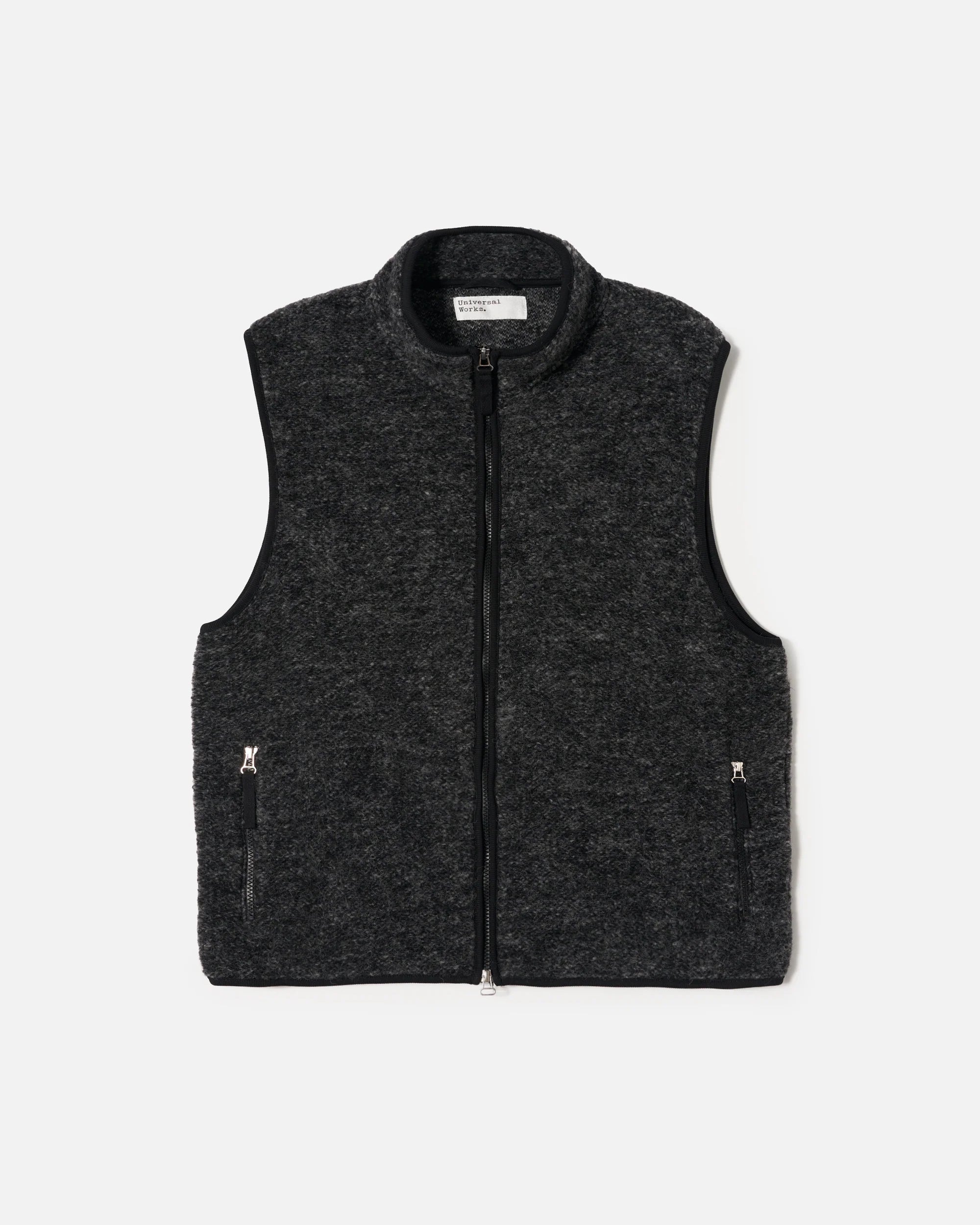 Six Wool Fleece Climbing Gilet - Black