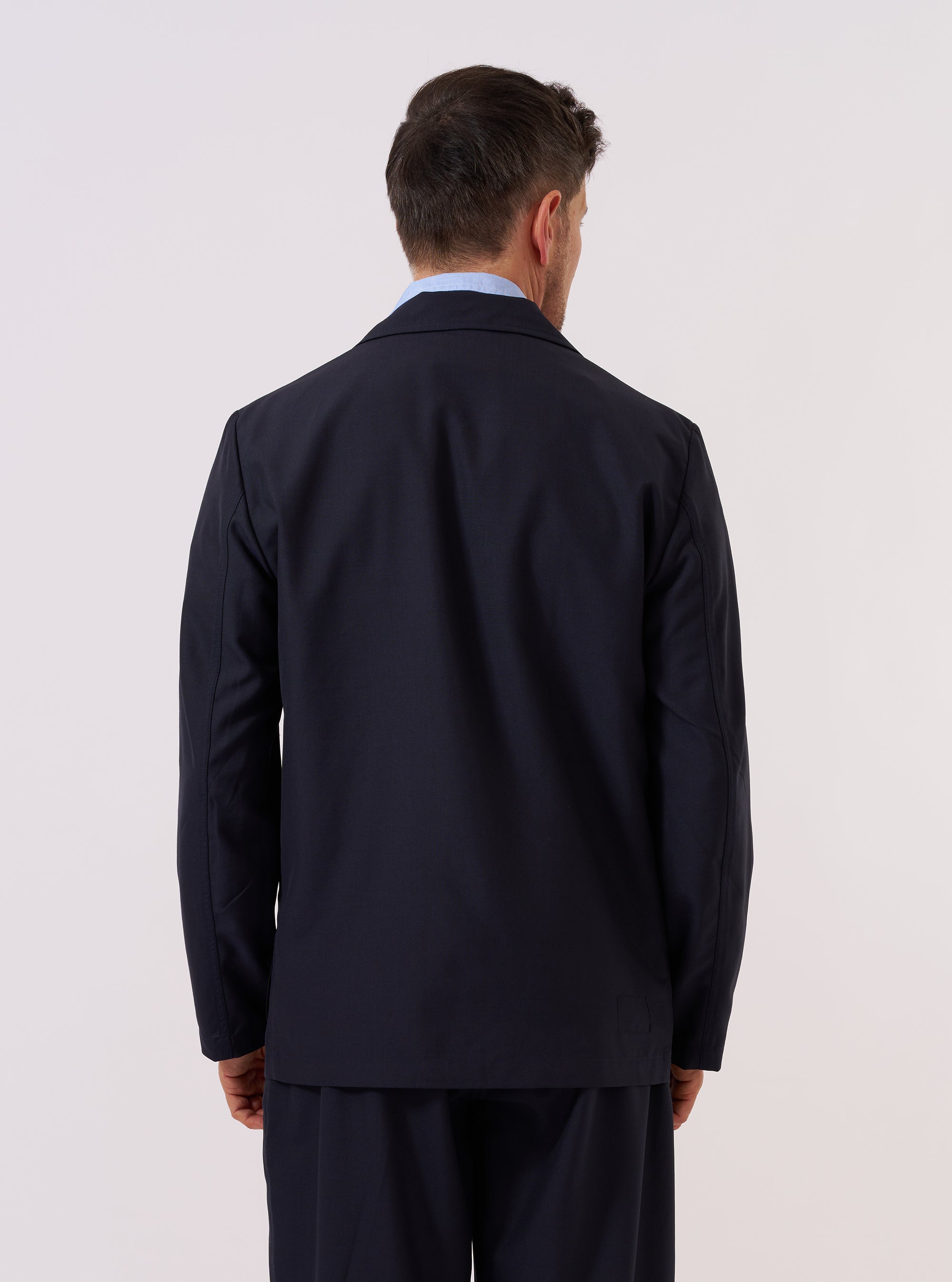 Two Button Jacket - Navy Tropical Suiting