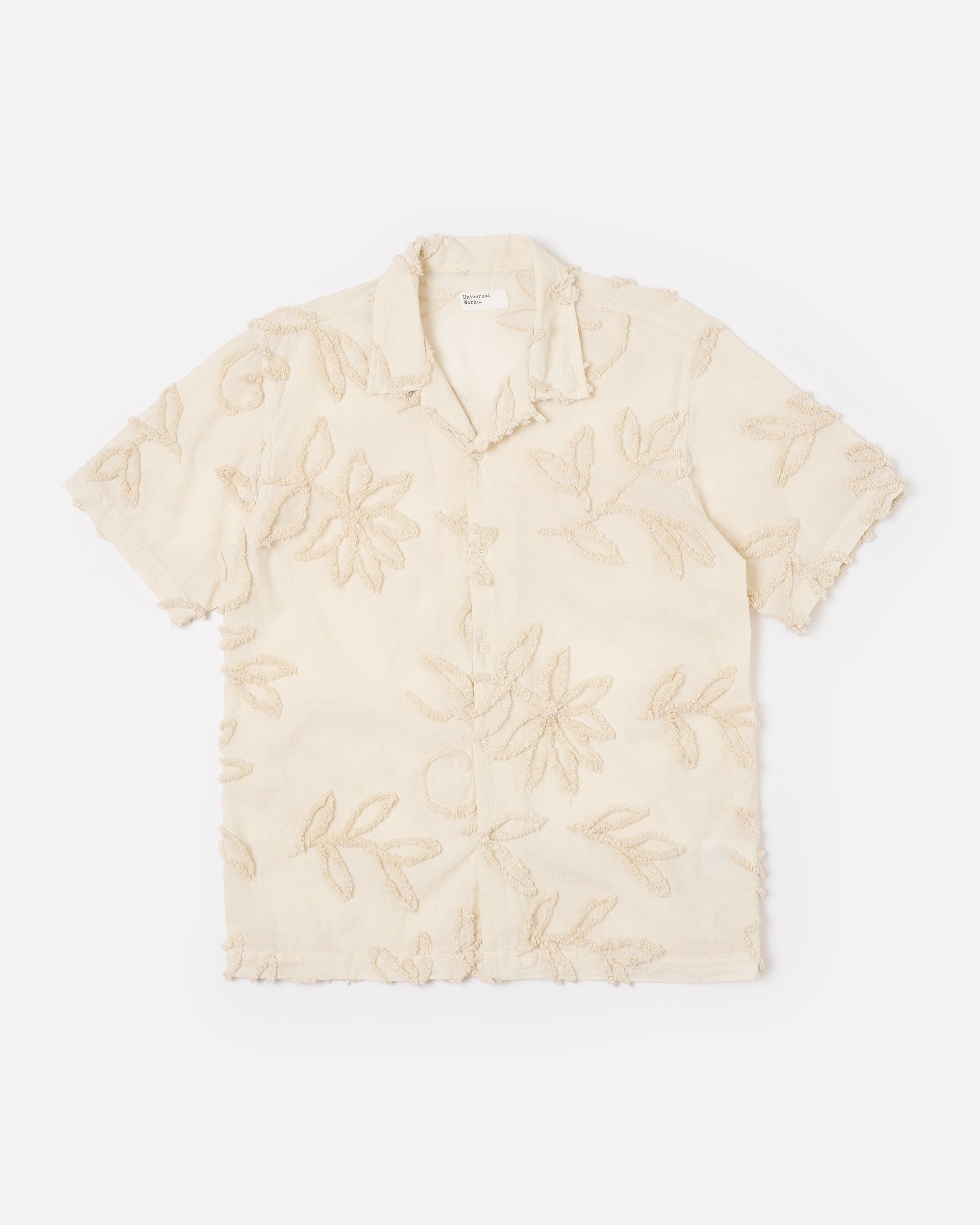 Road Trip Shirt - Ecru 3D Flower