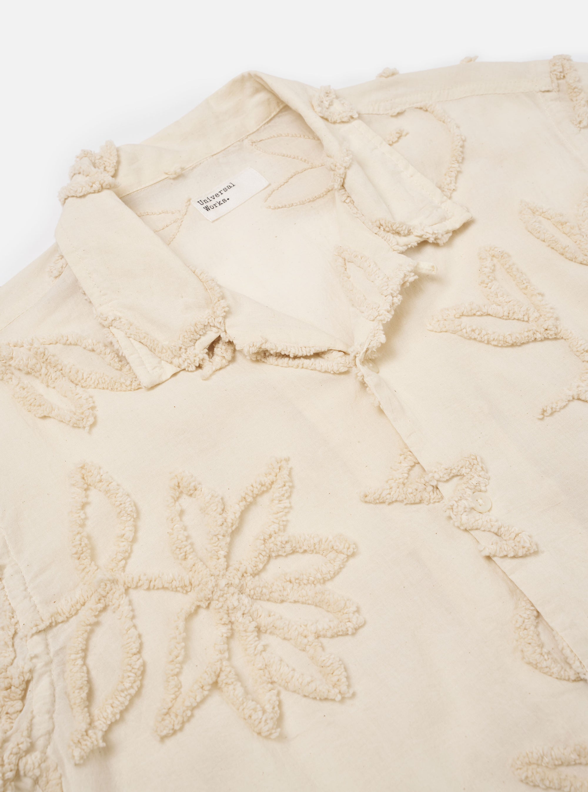 Road Trip Shirt - Ecru 3D Flower