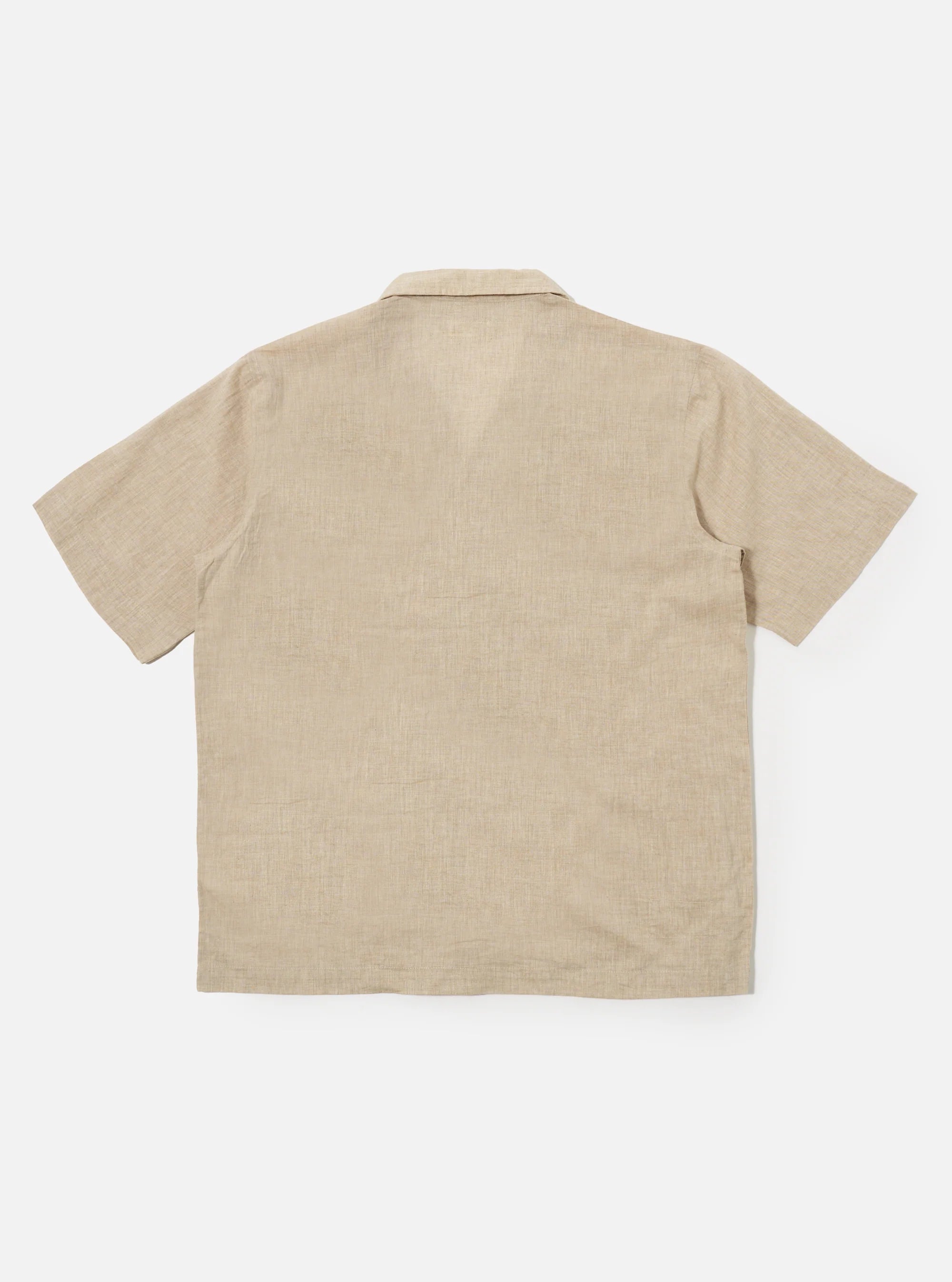 Sal Road Shirt - Beige Fine Organic Cotton