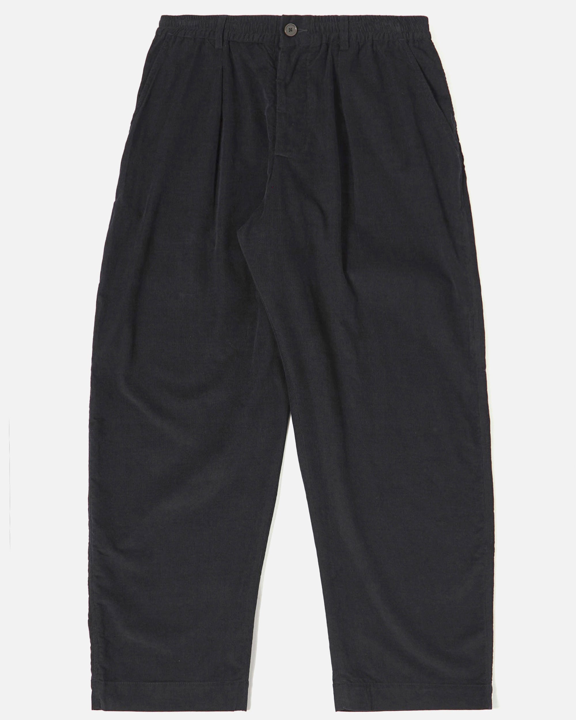 Oxford Pant Organic Fine Cord - Black