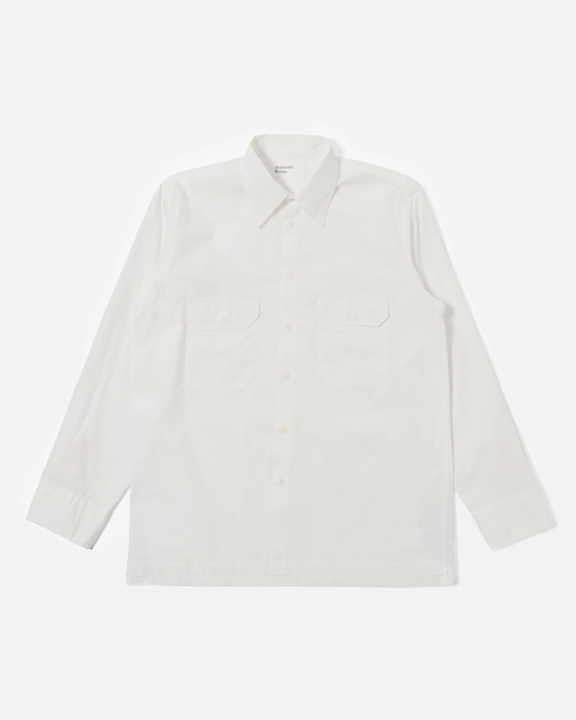 CPO Shirt - Ecru Organic Fine Poplin