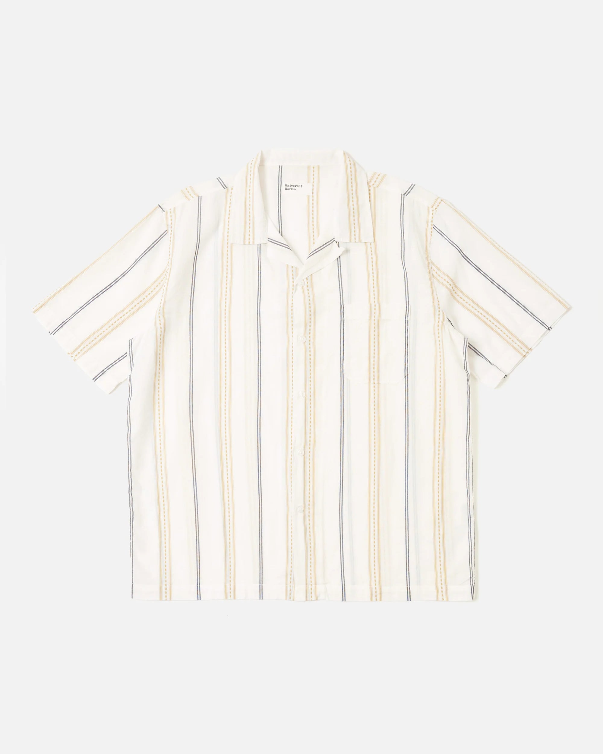 Road Shirt - Ecru/Navy/Sand Hendrix Stripe