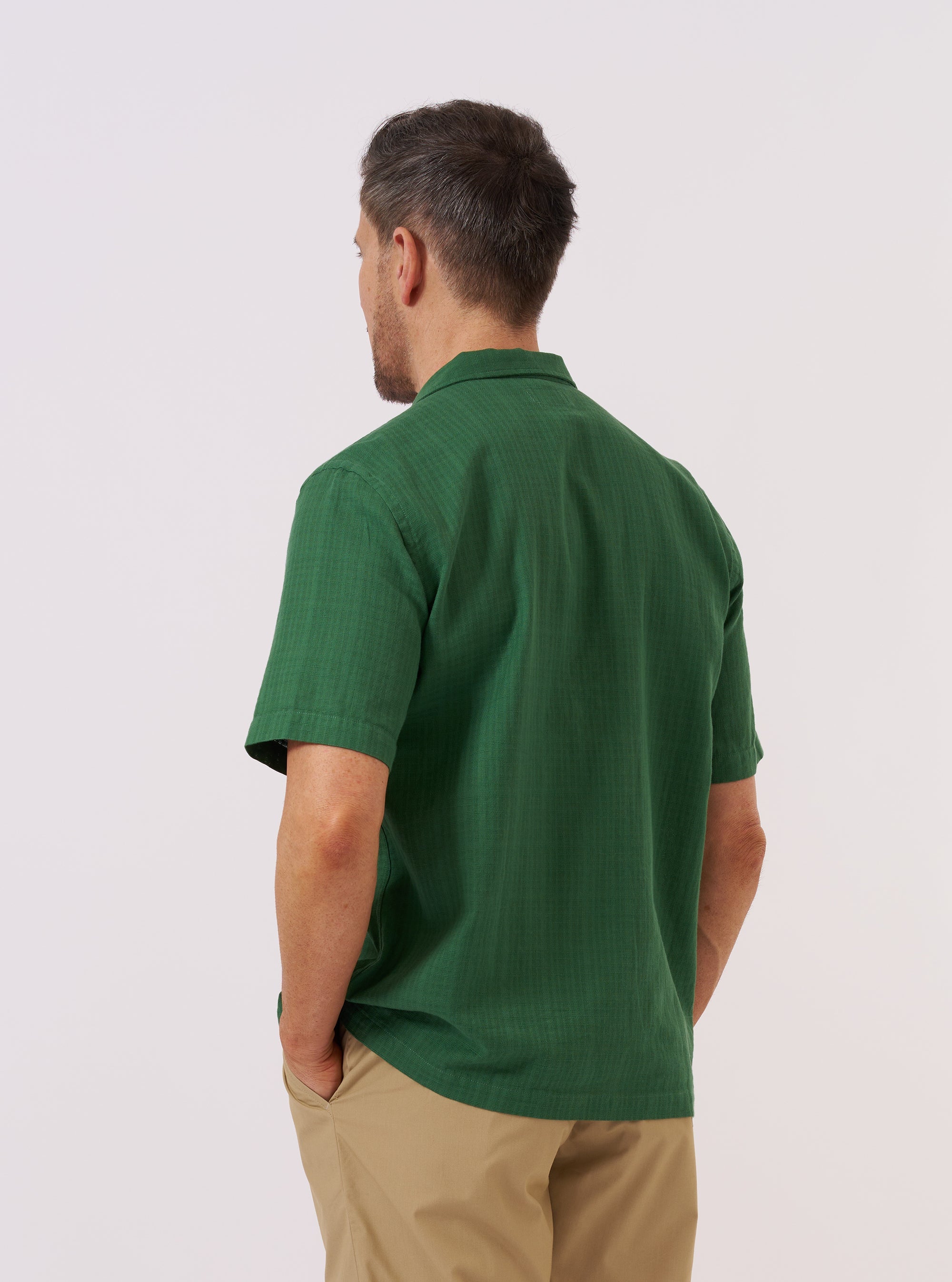 Road Trip Shirt - Green Letts Cotton