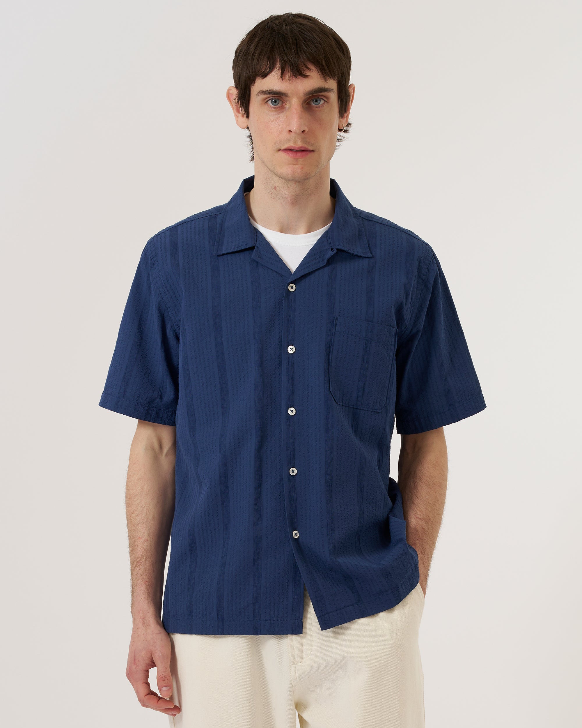 Road Trip Shirt - Blue Maui Cotton