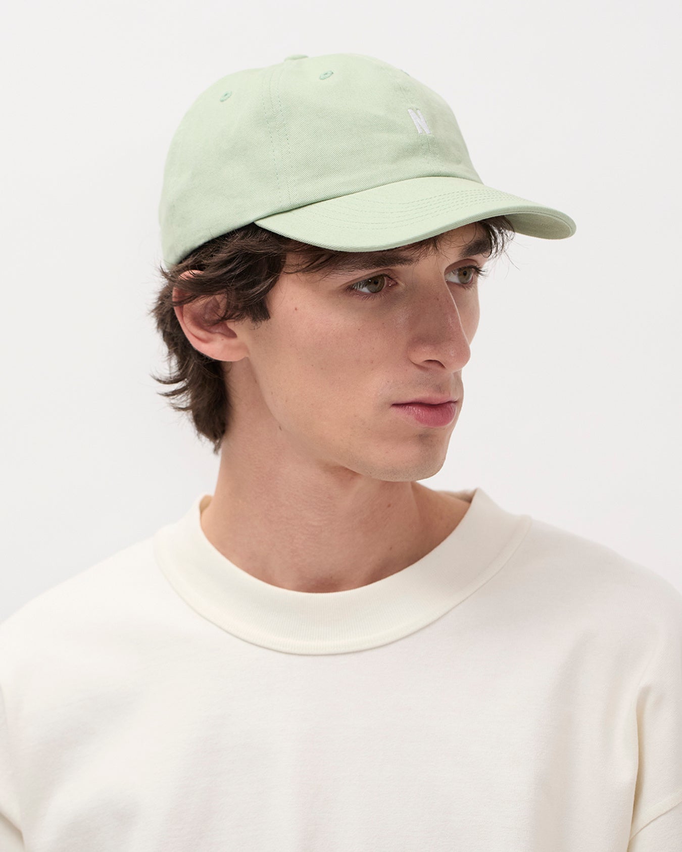 Twill Sports Cap - Basil
