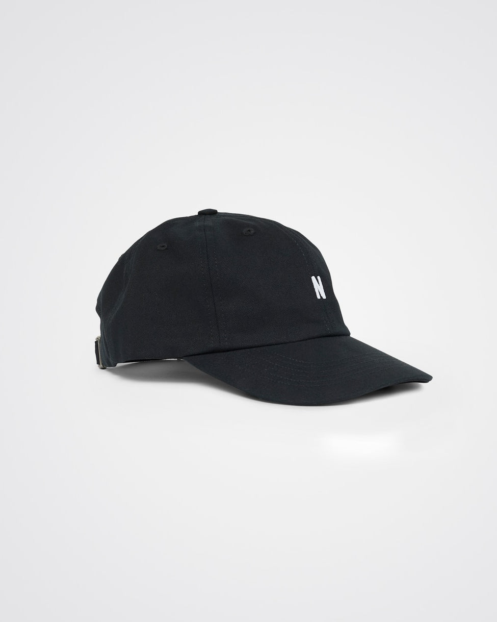 Twill Sports Cap - Black