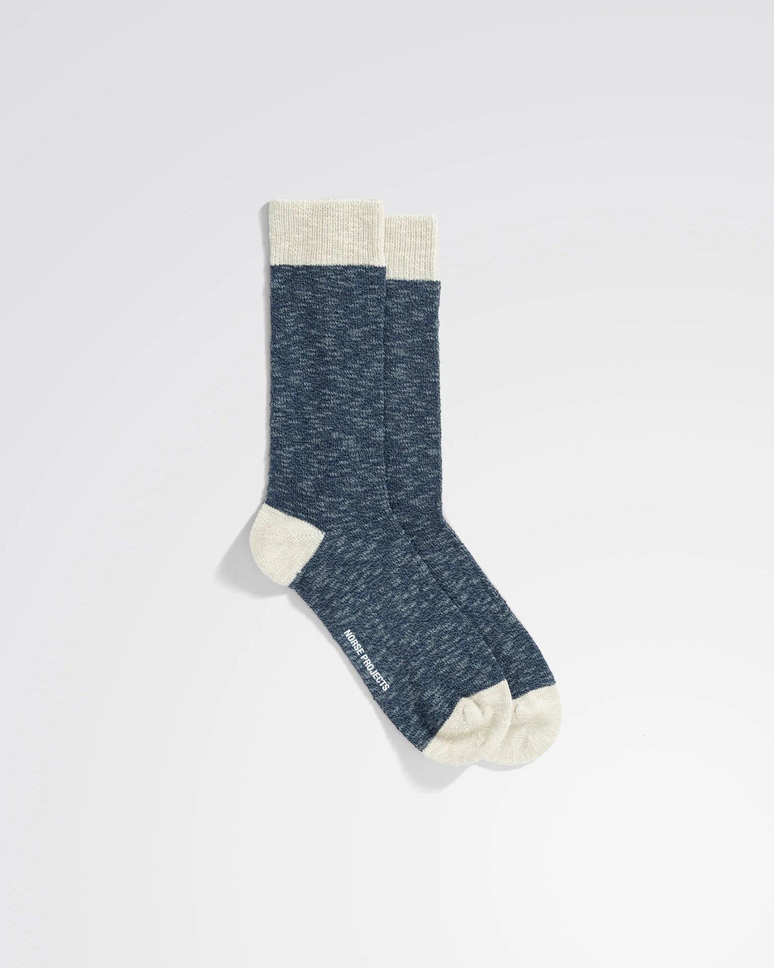 Ebbe Slub Socks - Steel Blue