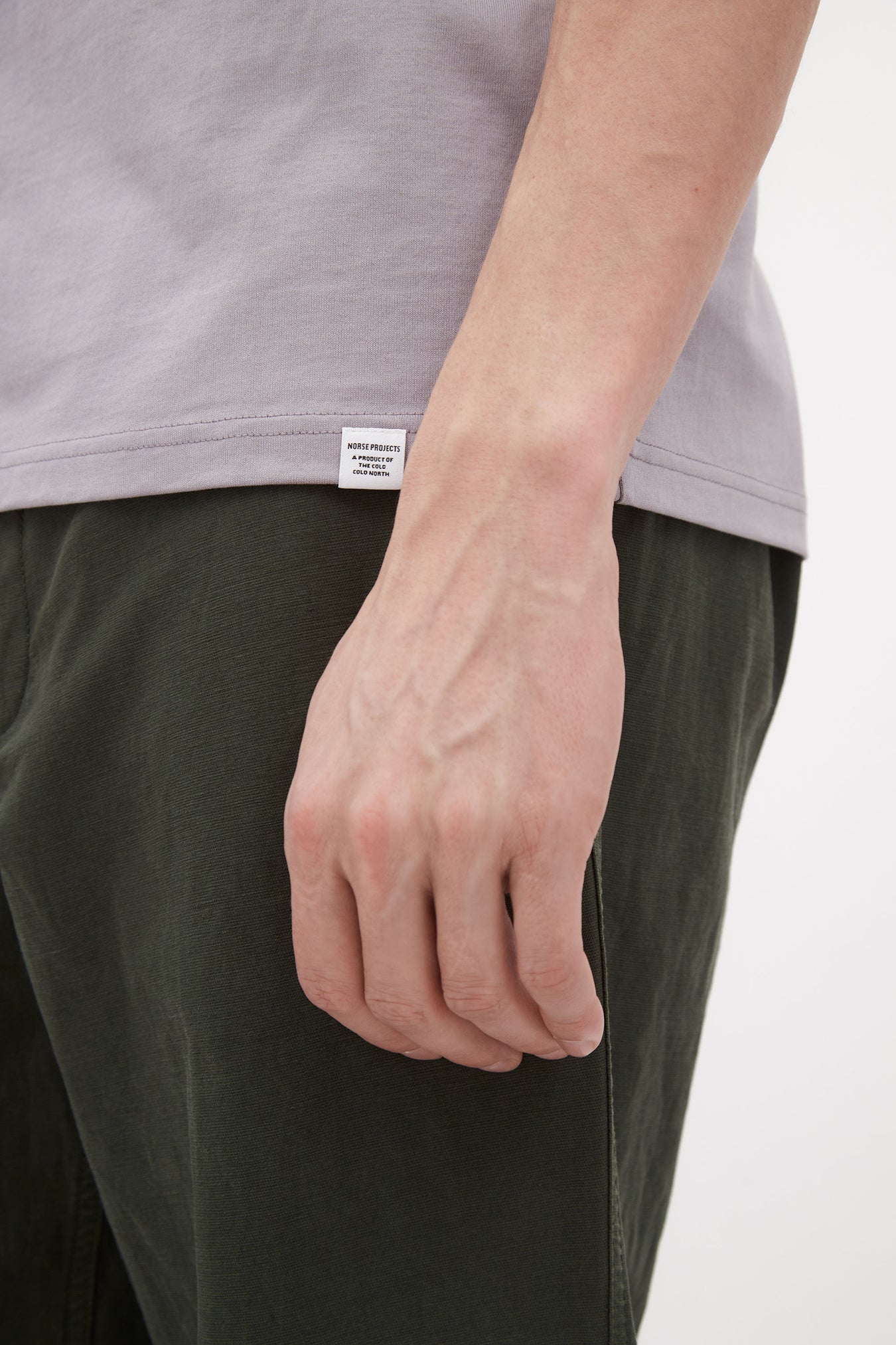 Johannes Organic Pocket T-shirt - Crocus Purple