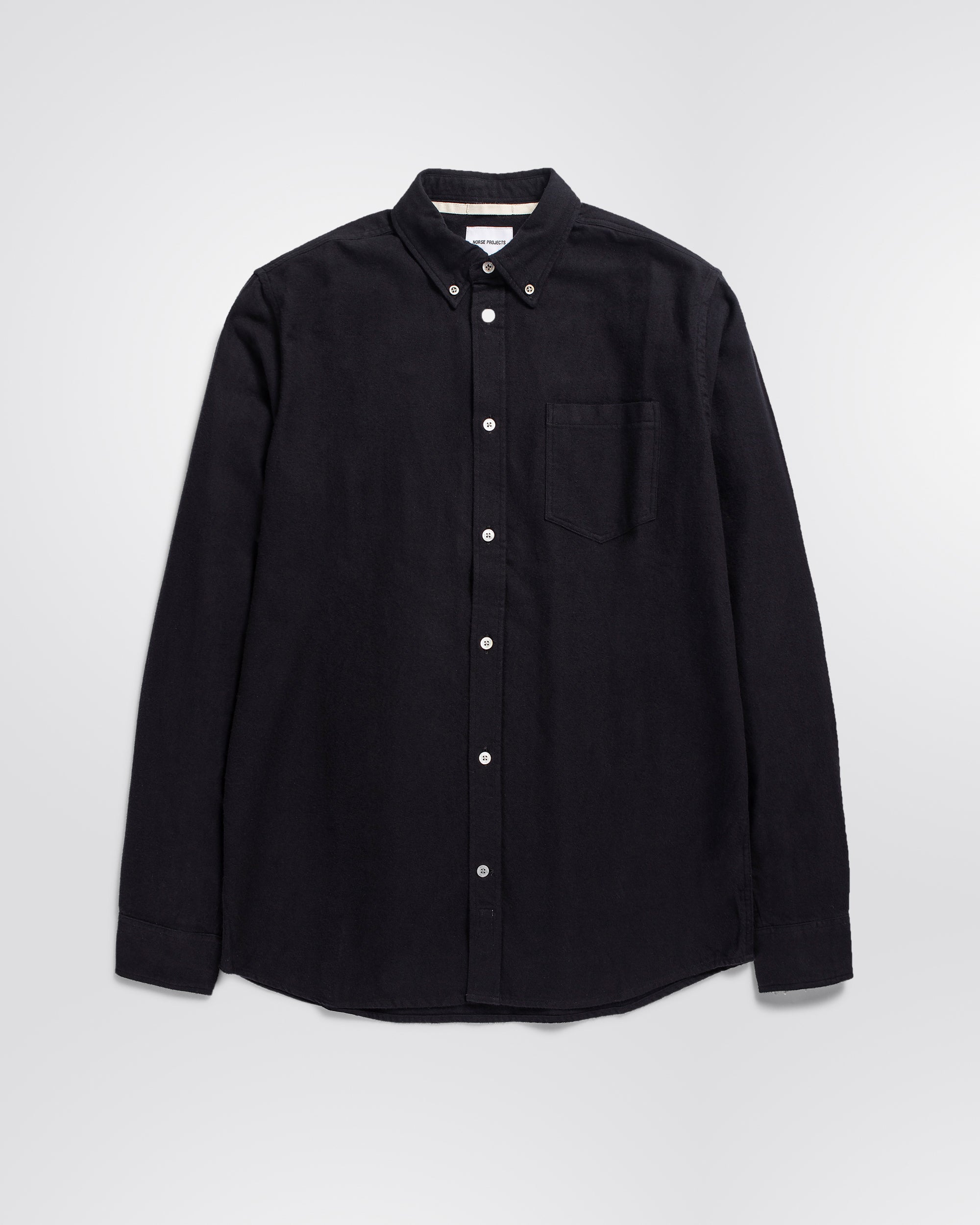 Anton Brushed Flannel - Black