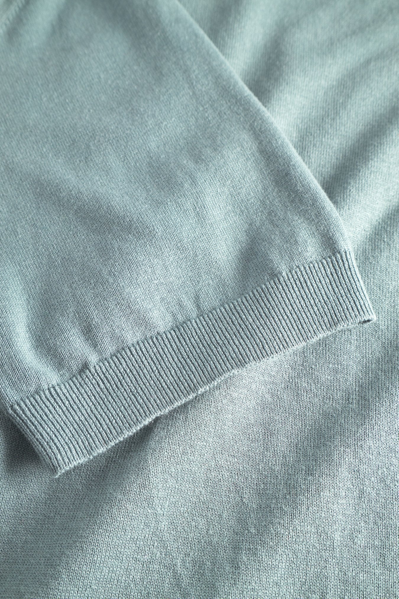 Rollo Cotton Linen SS Shirt - Greyish Blue