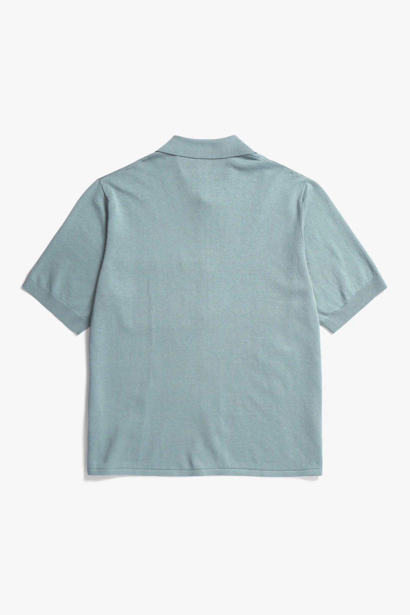 Rollo Cotton Linen SS Shirt - Greyish Blue