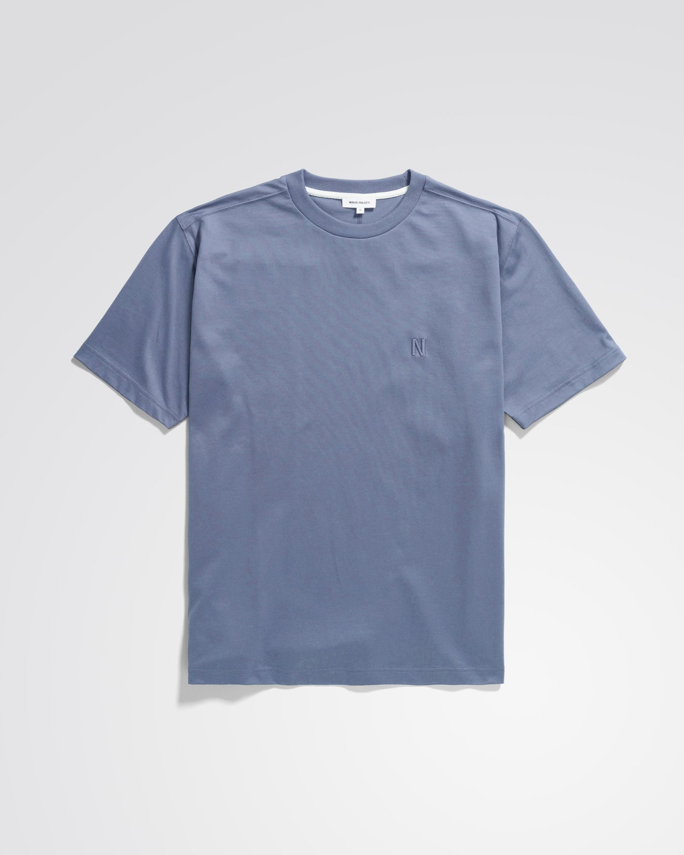 Johannes N Logo T-shirt - Fog Blue