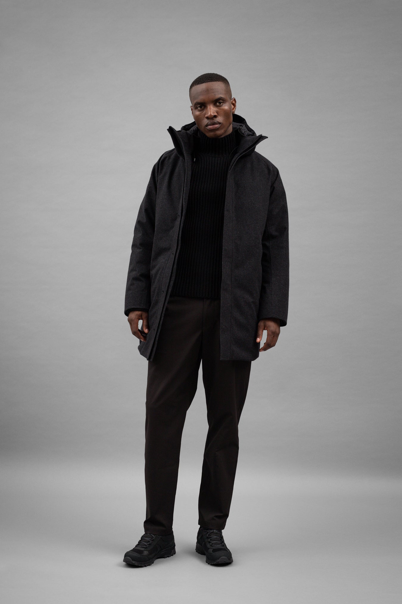 Rokkvi 6.0 Gore-tex Wool Down Jacket - Charcoal