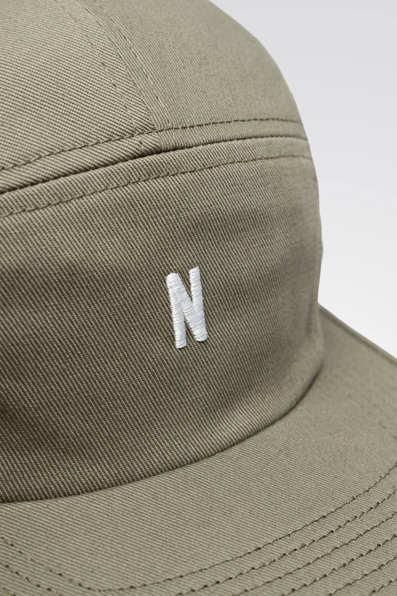 Twill 5 Panel Cap - Sediment Green