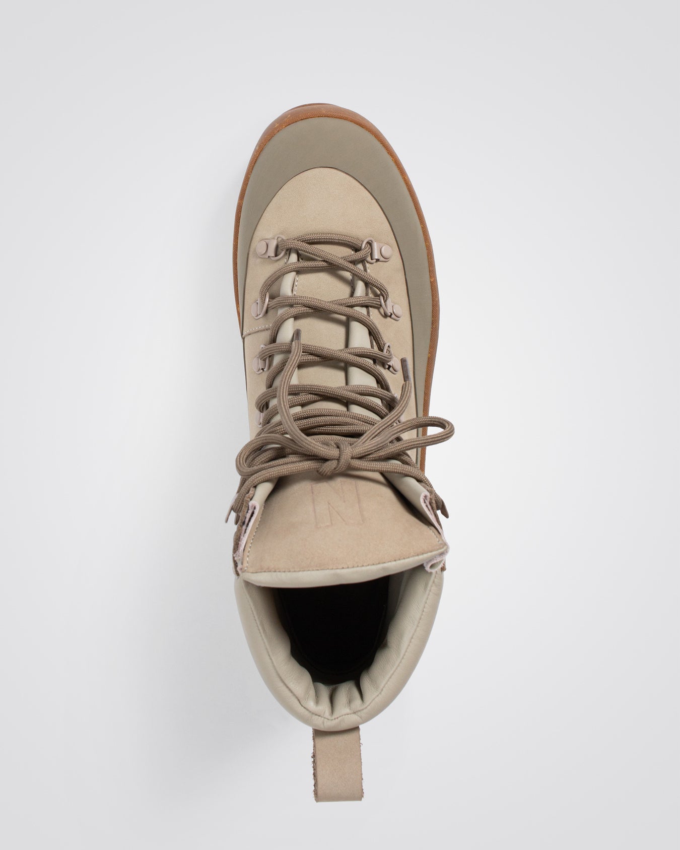 Leather Hiking Boot - Khaki