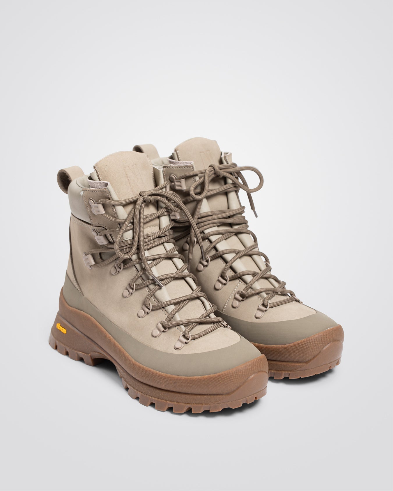Leather Hiking Boot - Khaki
