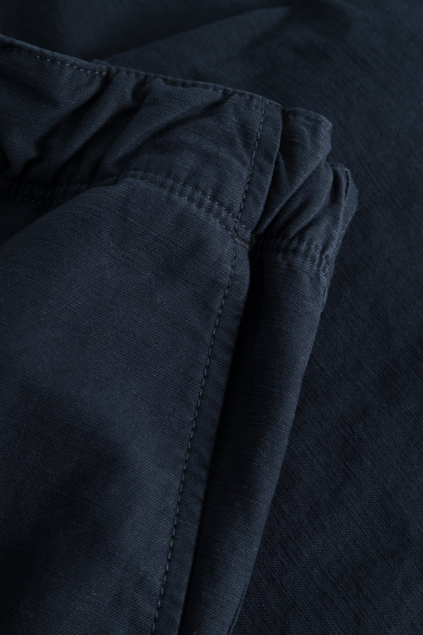 Ezra Relaxed Cotton Linen - Dark Navy