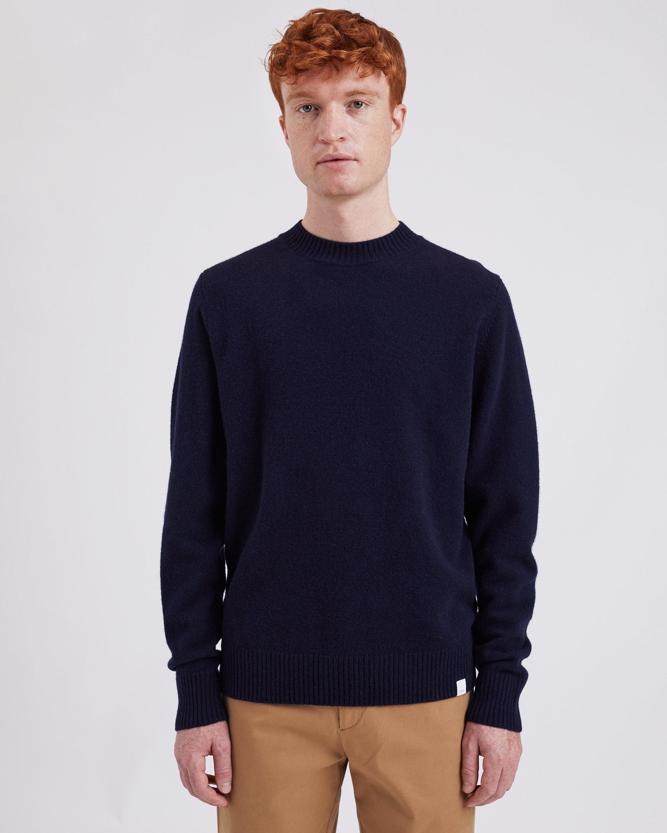 Norse Standard Merino Lambswool Sweater - Navy