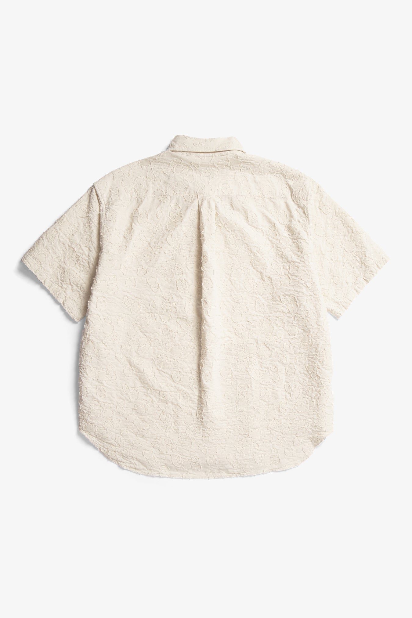 Mo Oversized Fil Coupe SS Shirt - Ecru