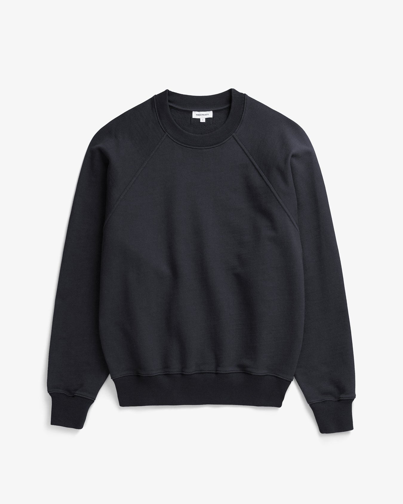 Tyr Relaxed Organic Loopback Raglan Crew - Dark Navy