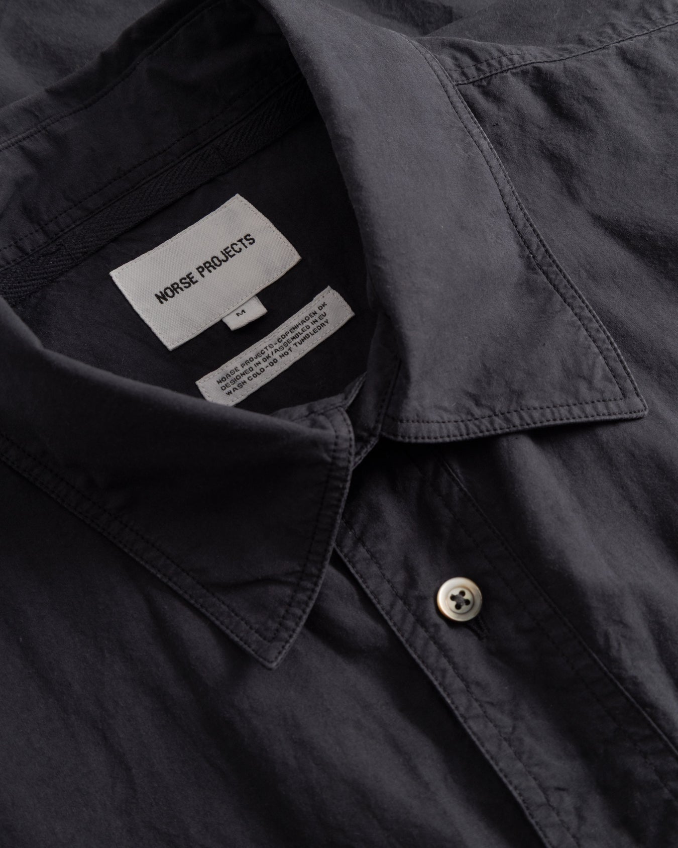 Falster Tencel Oversize Shirt - Dark Navy