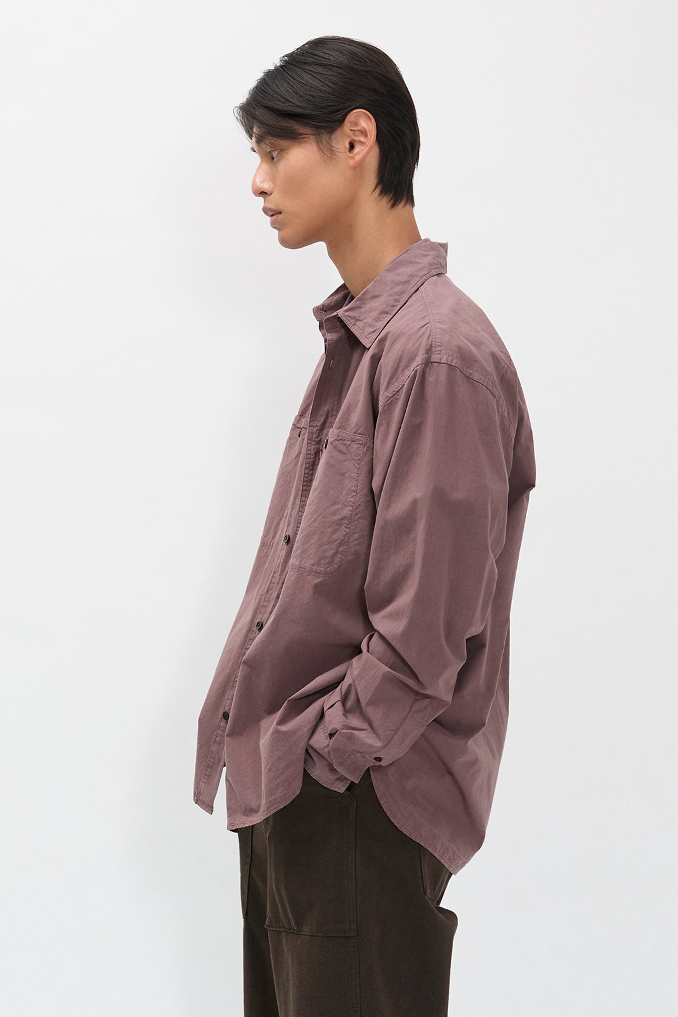 Falster Tencel Oversize Shirt - Peppercorn