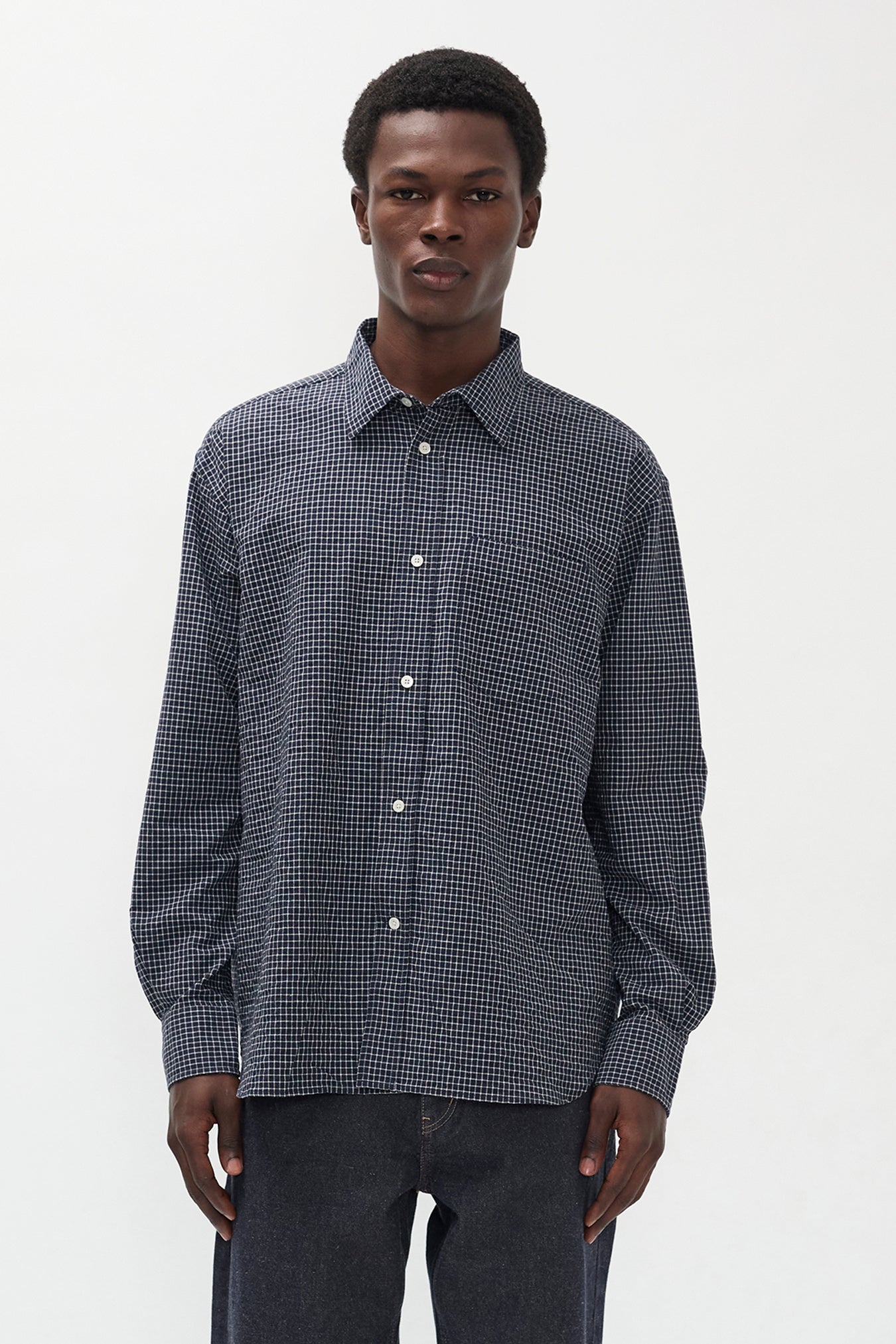 Espevik Check Oversized Shirt