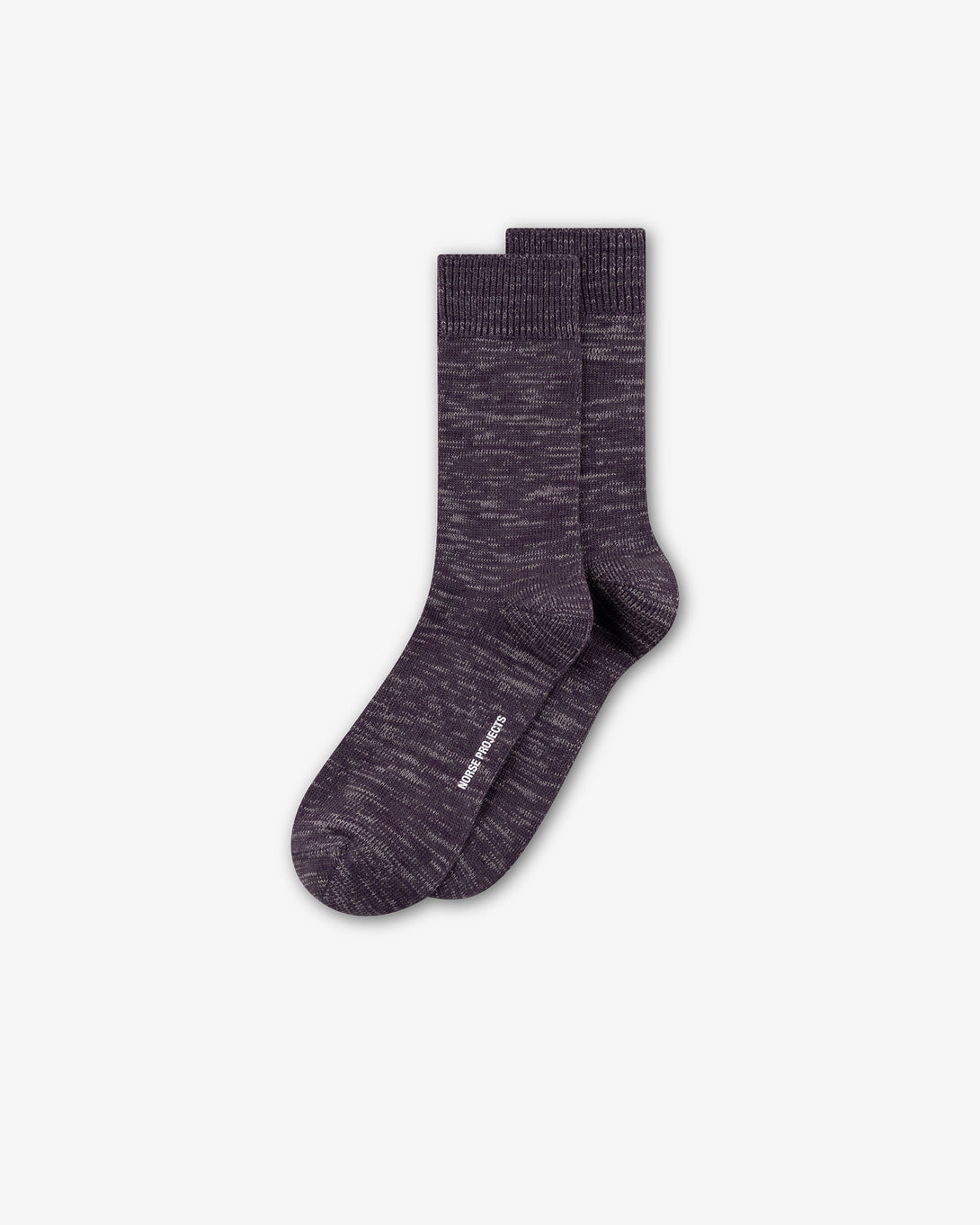 Bykle Heavy Cotton Twist Sock - Vintage Violet