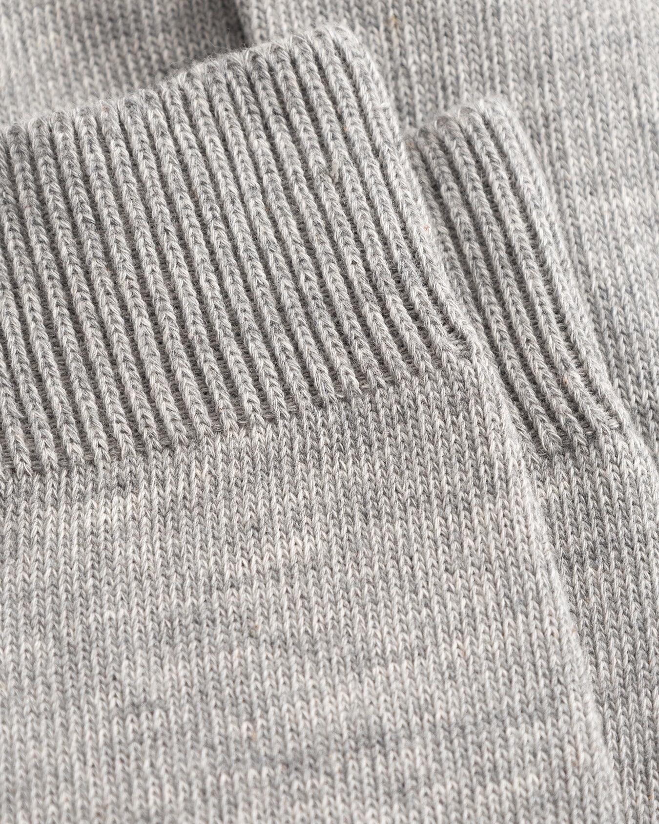 Bykle Heavy Cotton Twist Sock - Light Grey Melange