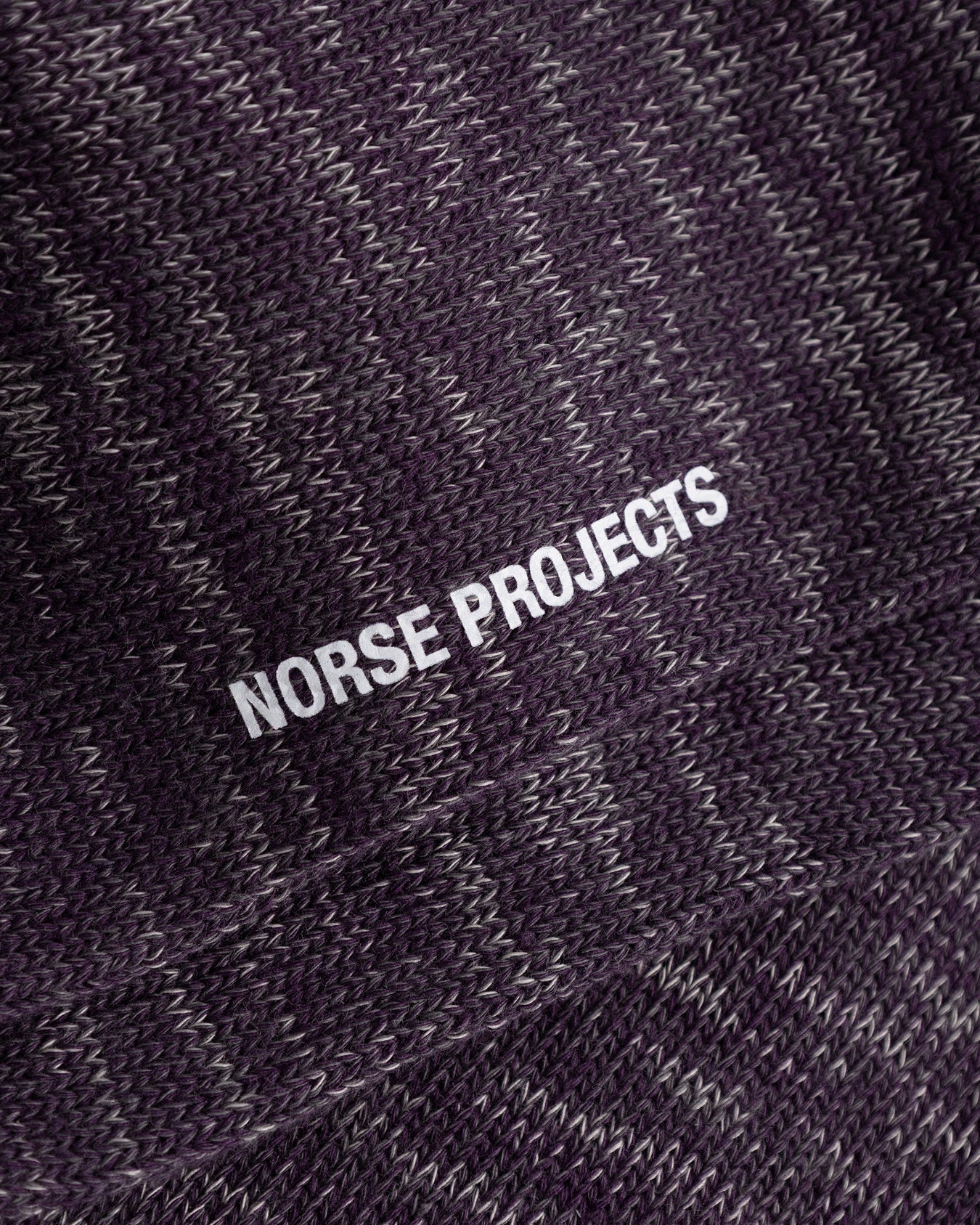 Bykle Heavy Cotton Twist Sock - Vintage Violet