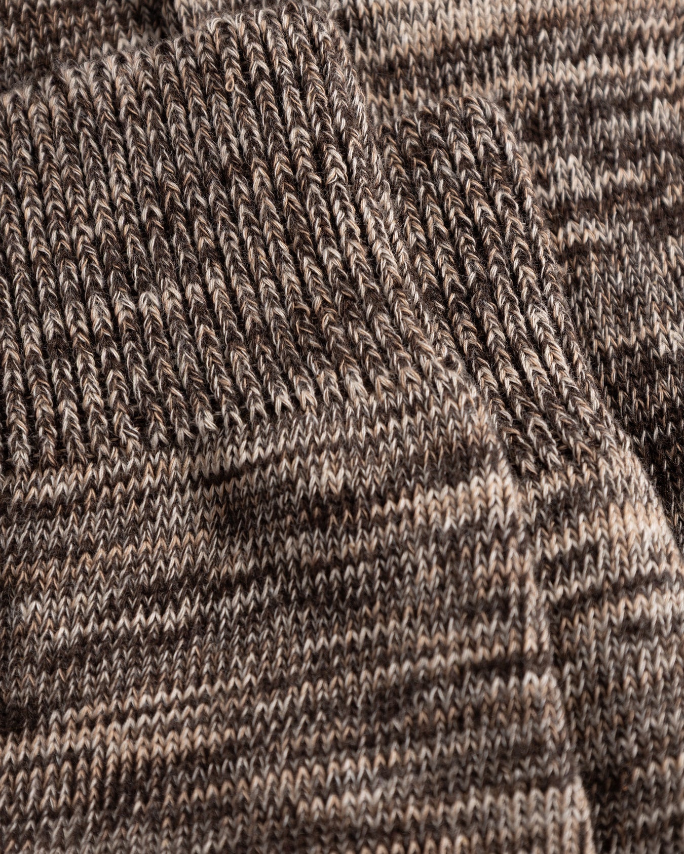 Bykle Heavy Cotton Twist Sock - Seal Brown