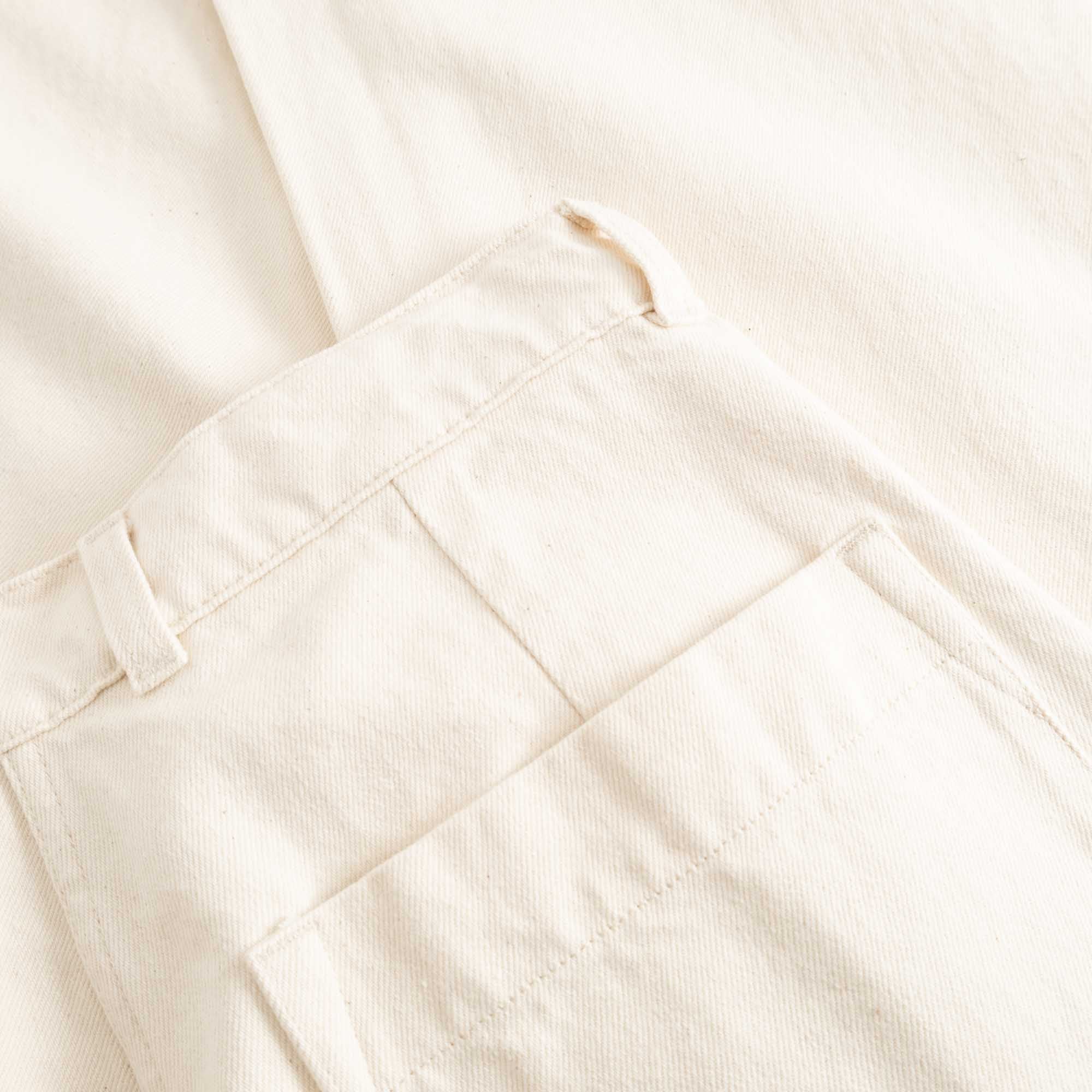 5 Pocket Denim - Ecru
