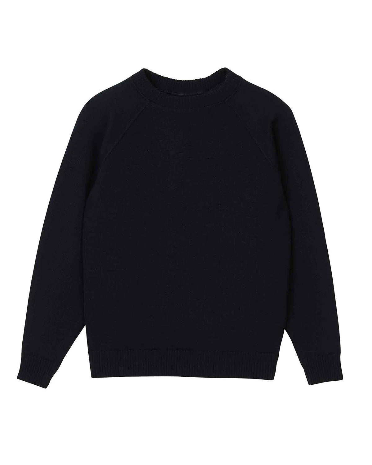 Sweatshirt Marine en Laine Mérinos