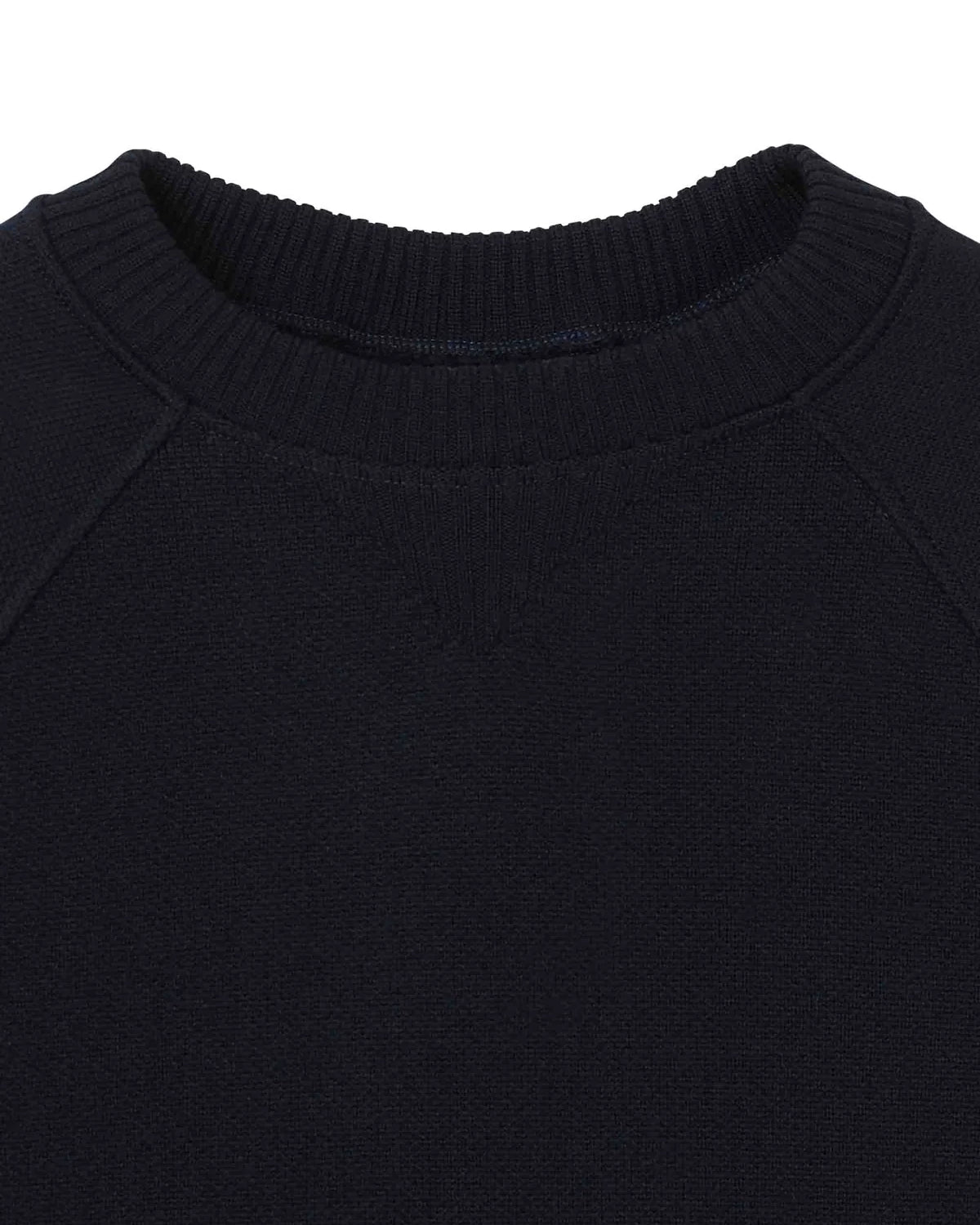 Sweatshirt Marine en Laine Mérinos