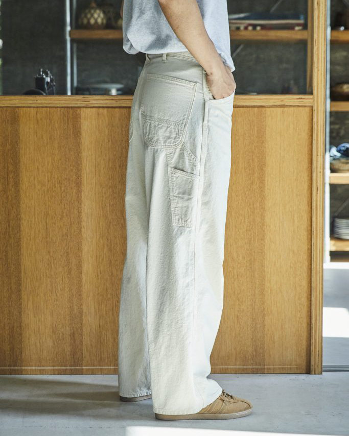 Wide Fit 30's Painter Pants - Ecru