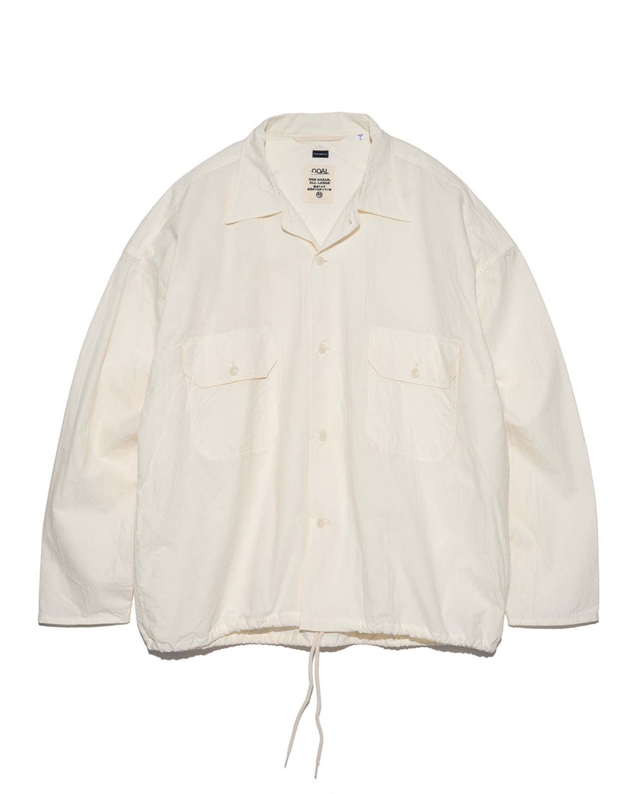 Cotton Wool Deck Shirt - Natural